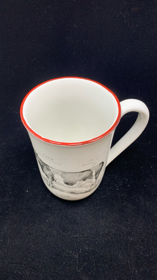 LG COW MUG.