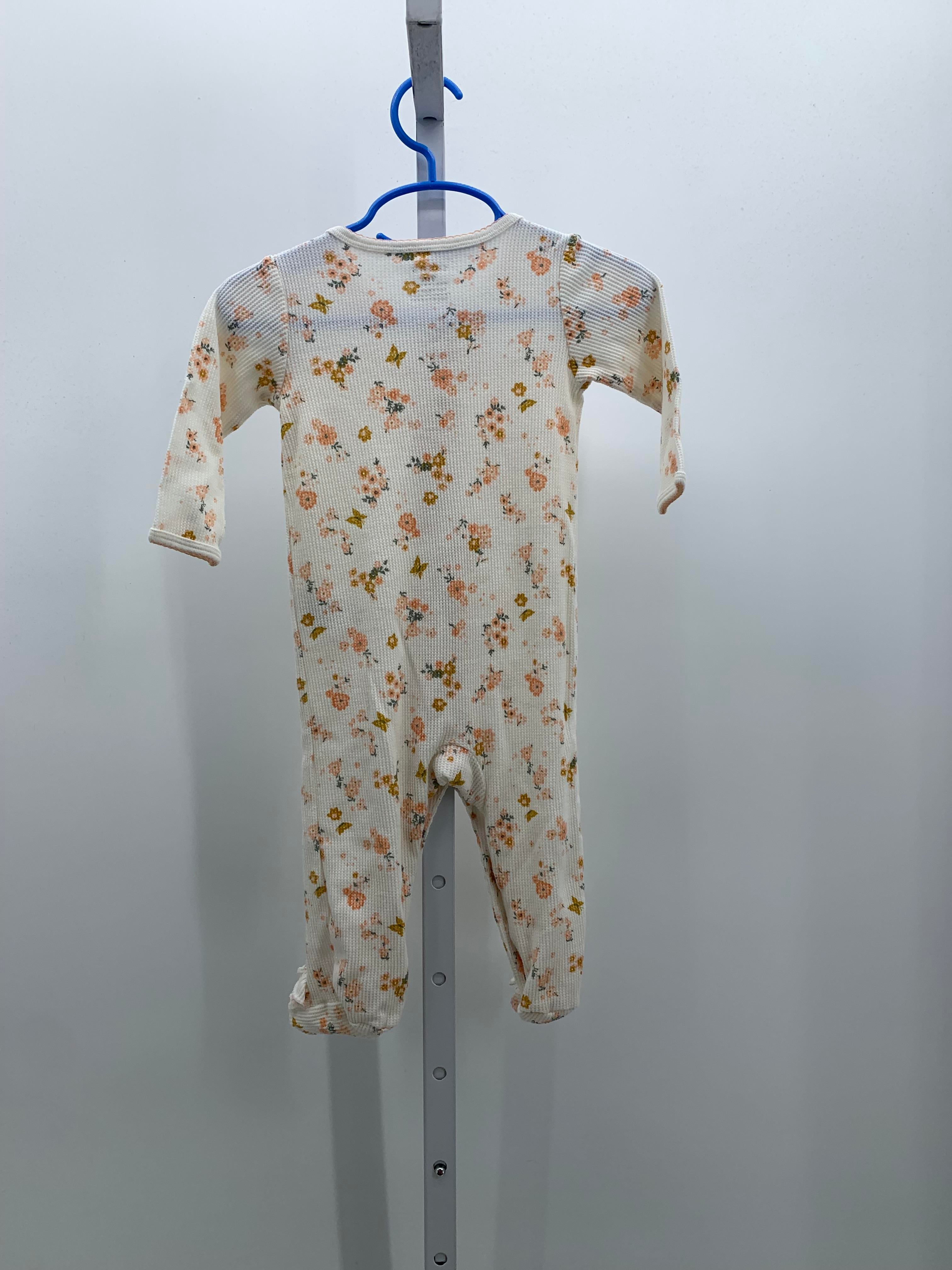 Carters Size 9 Months Girls Long Slv. Romper