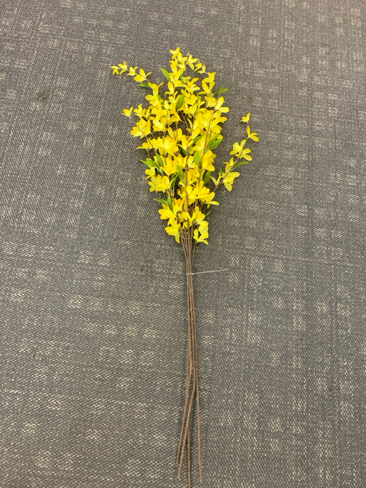 FAUX YELLOW FLOWER BUNDLE.