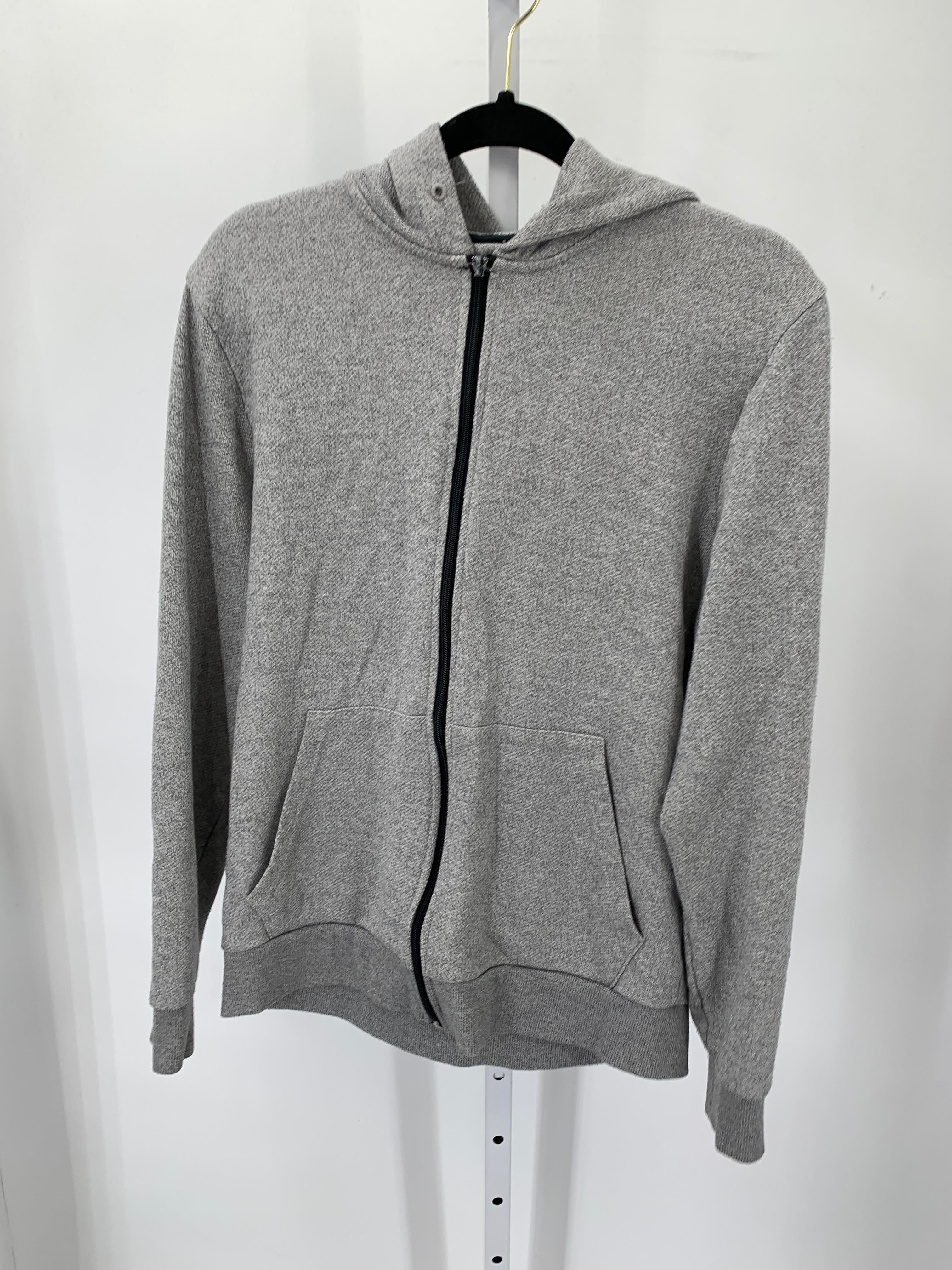 HOODED ZIP KNIT.