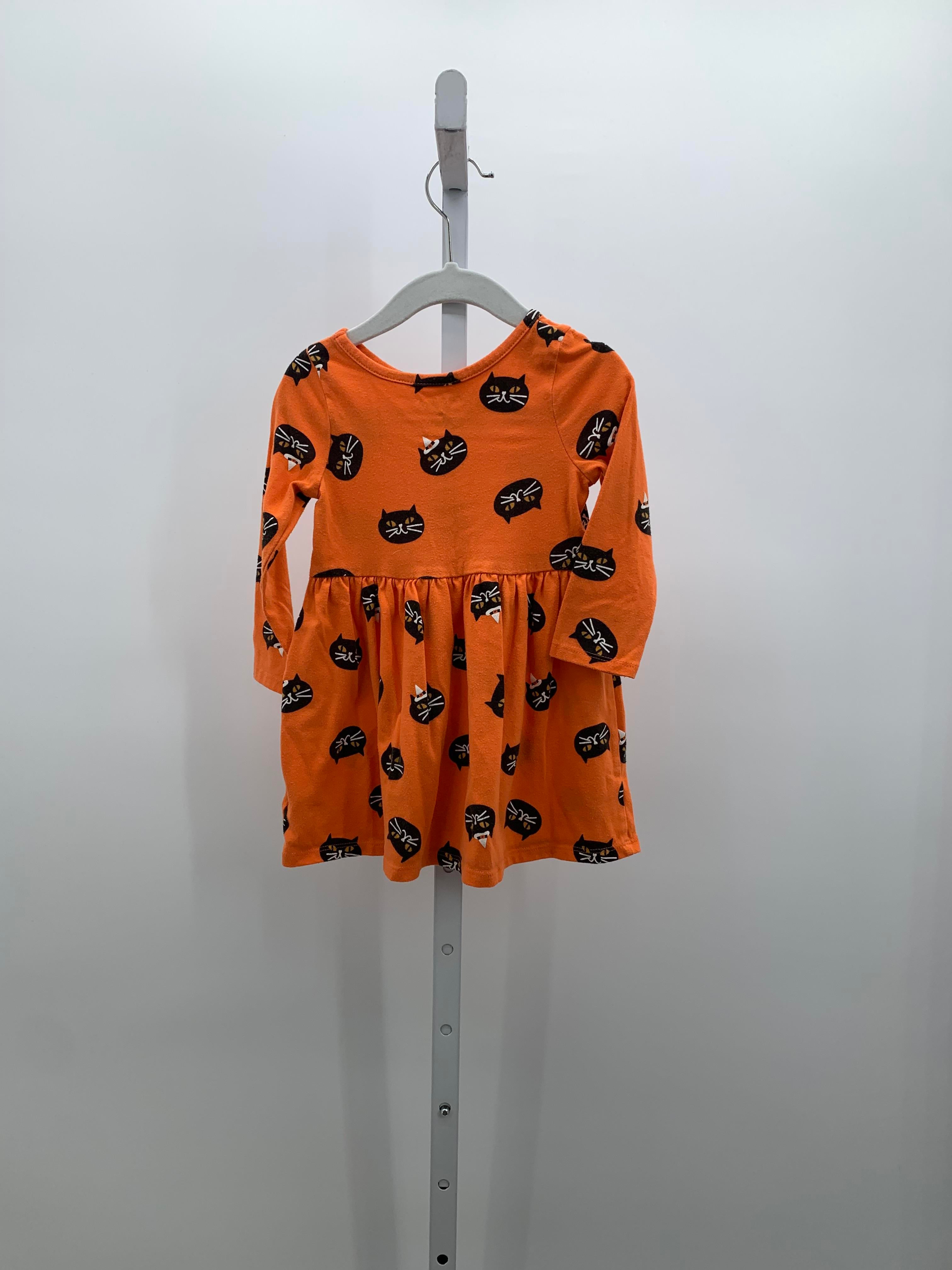 LONG SLV DRESS BLACK CATS