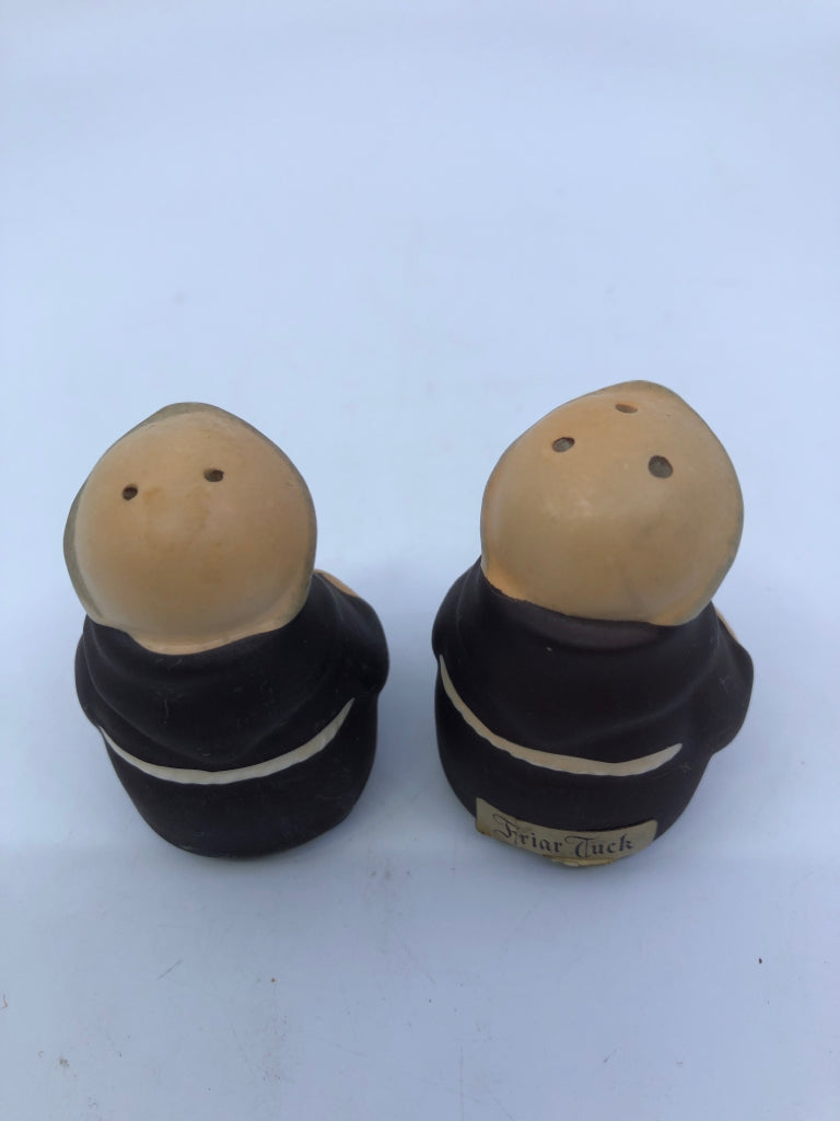 VTG GOEBEL FRIAR MONK SALT AND PEPPER SHAKERS.