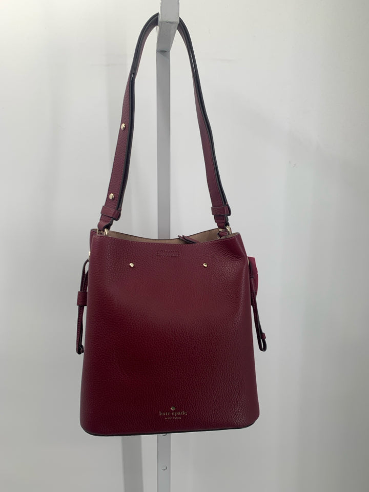 Kate Spade Marti Large Bucket Bag in Deep Berry- New With Tags