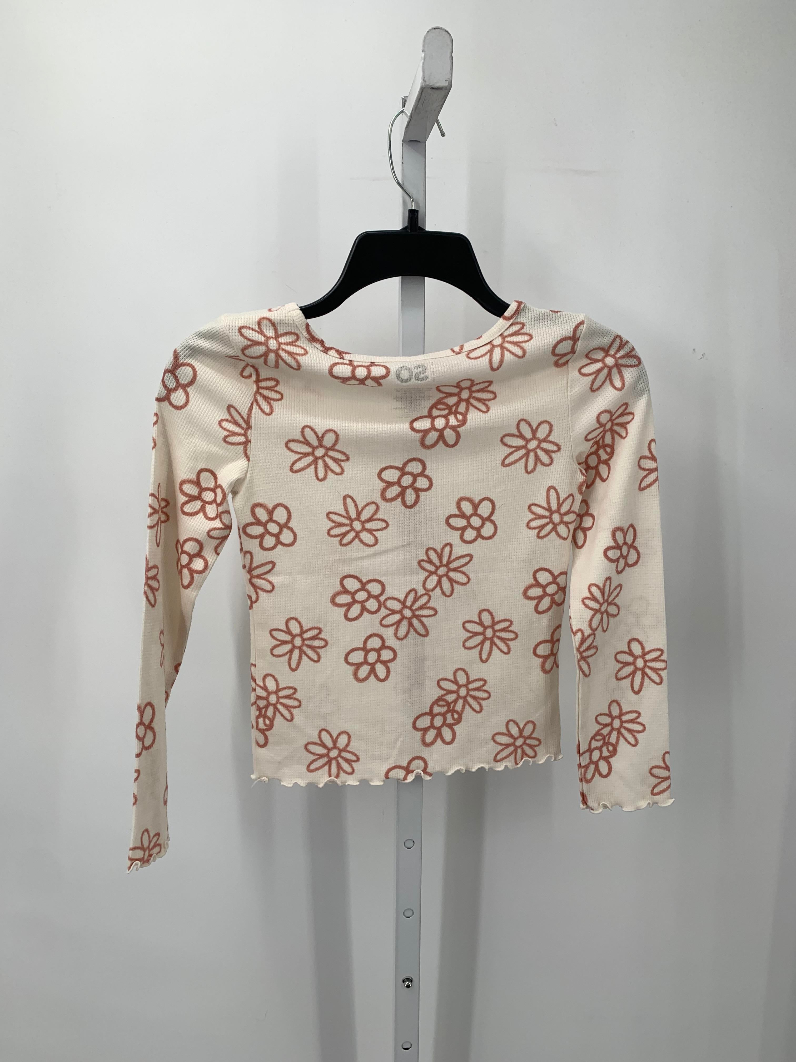 SO Size 8 Girls Long Sleeve Shirt