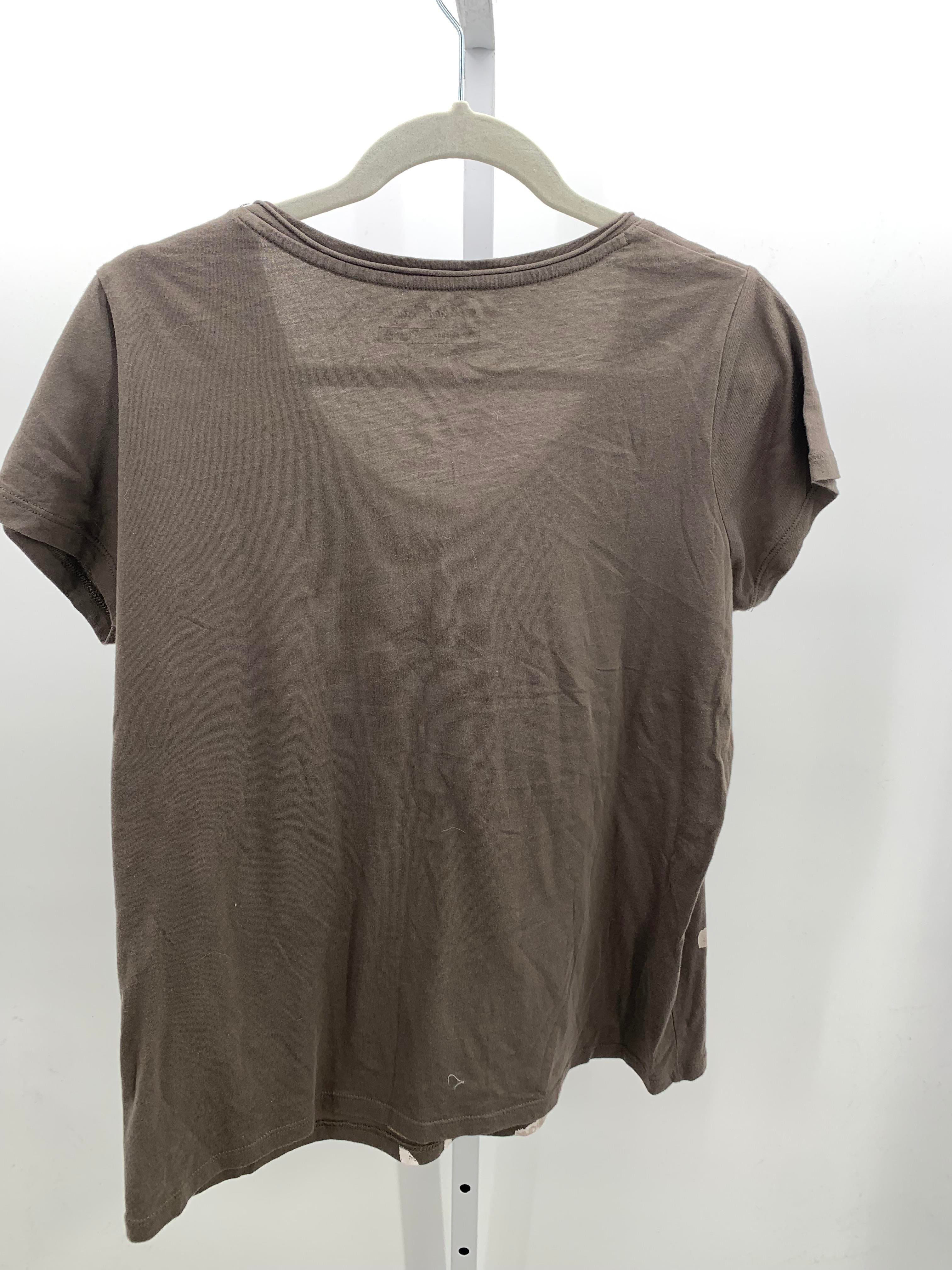Eddie Bauer Size Extra Large Misses Short Sleeve Shirt