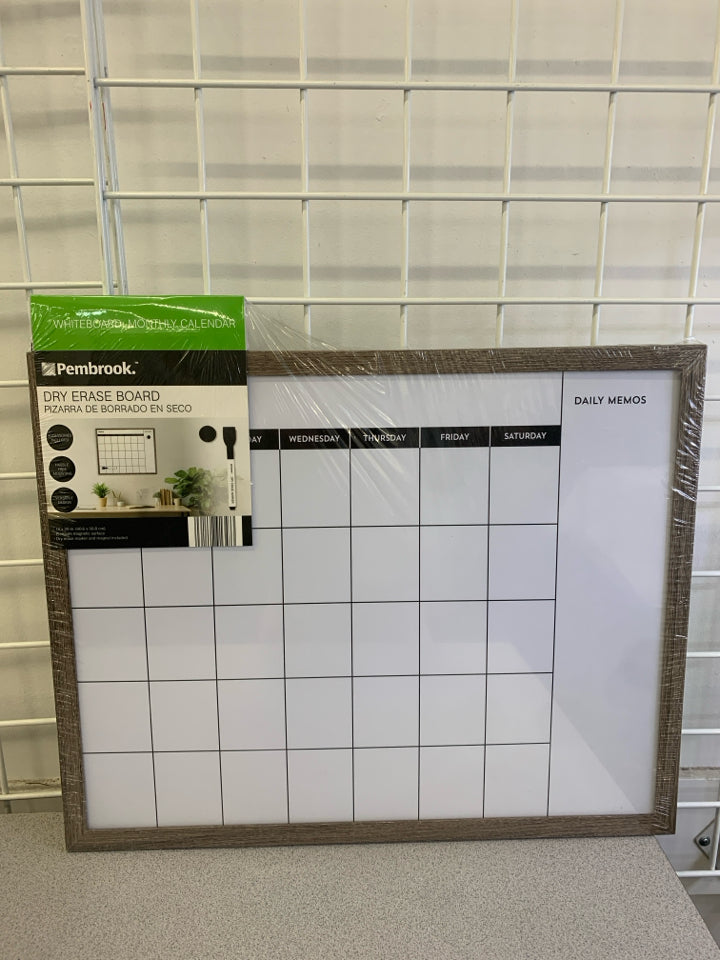 NIP WHITEBOARD MONTHLY CALENDAR.