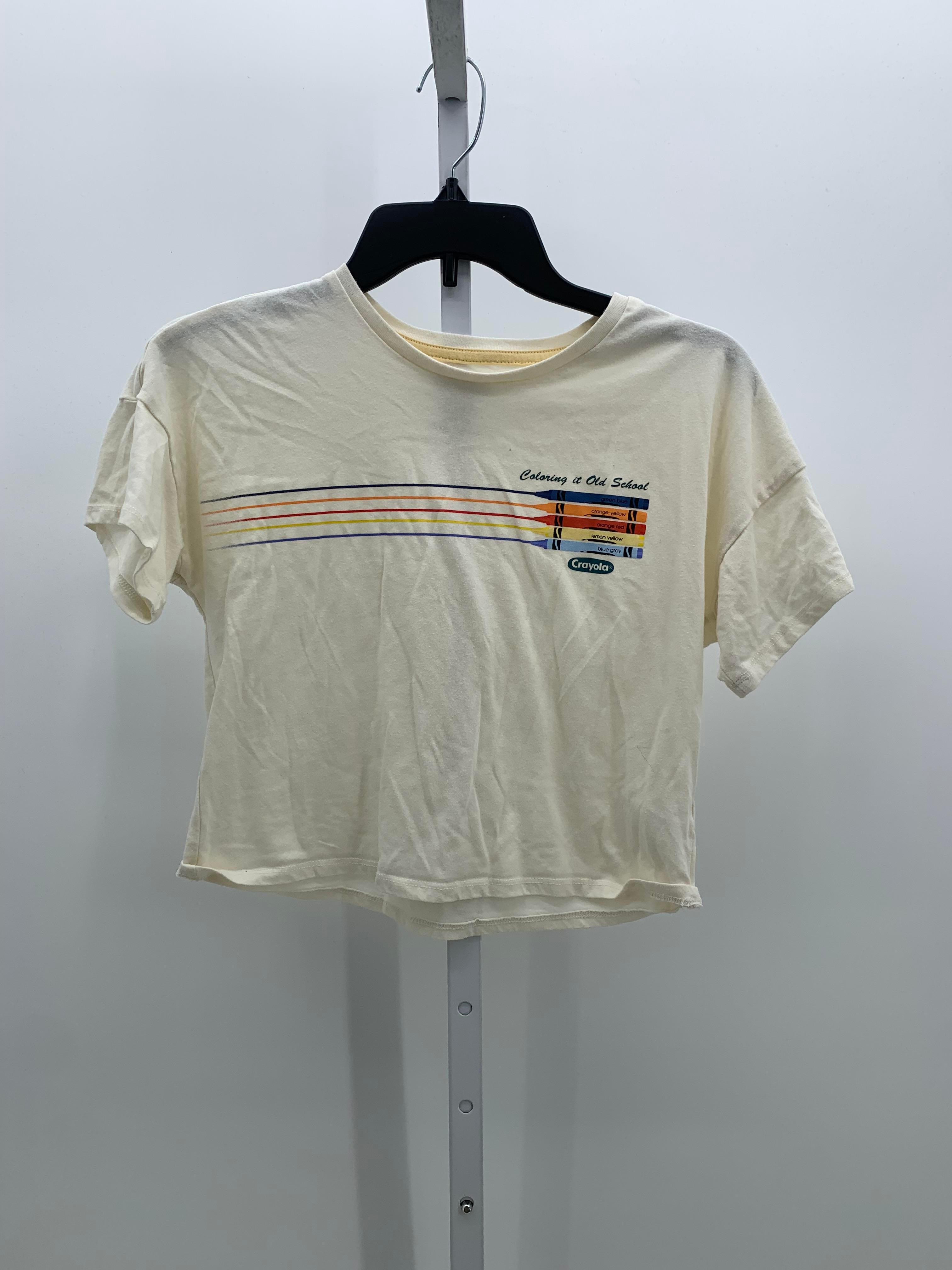 Wonder Nation Size 10-12 Girls Short Sleeve Shirt