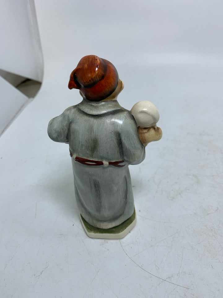VTG FRIEDEL GERMAN MAN IN ROBE HOLDING BABY.