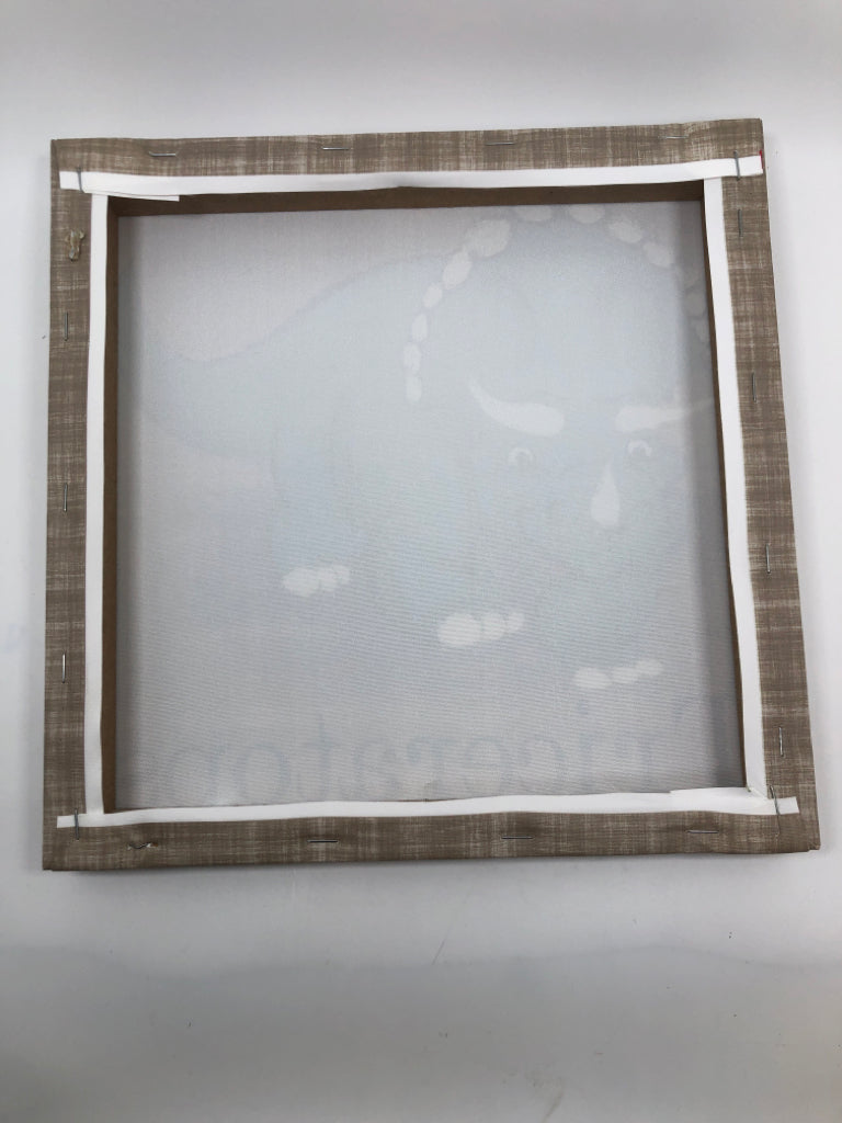 TRICERATOPS CANVAS WALL ART.