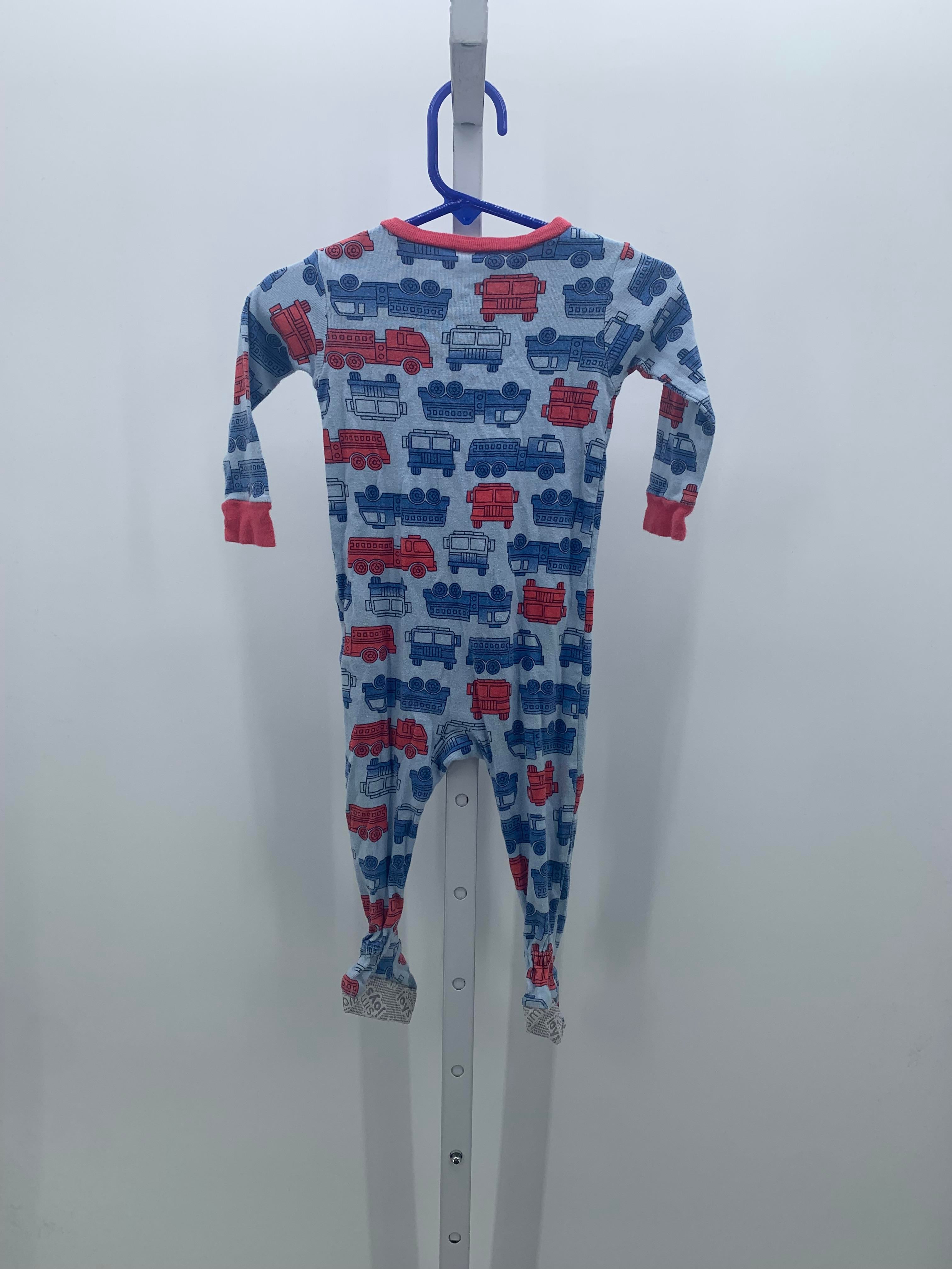FIRE TRUCKS ZIP KNIT