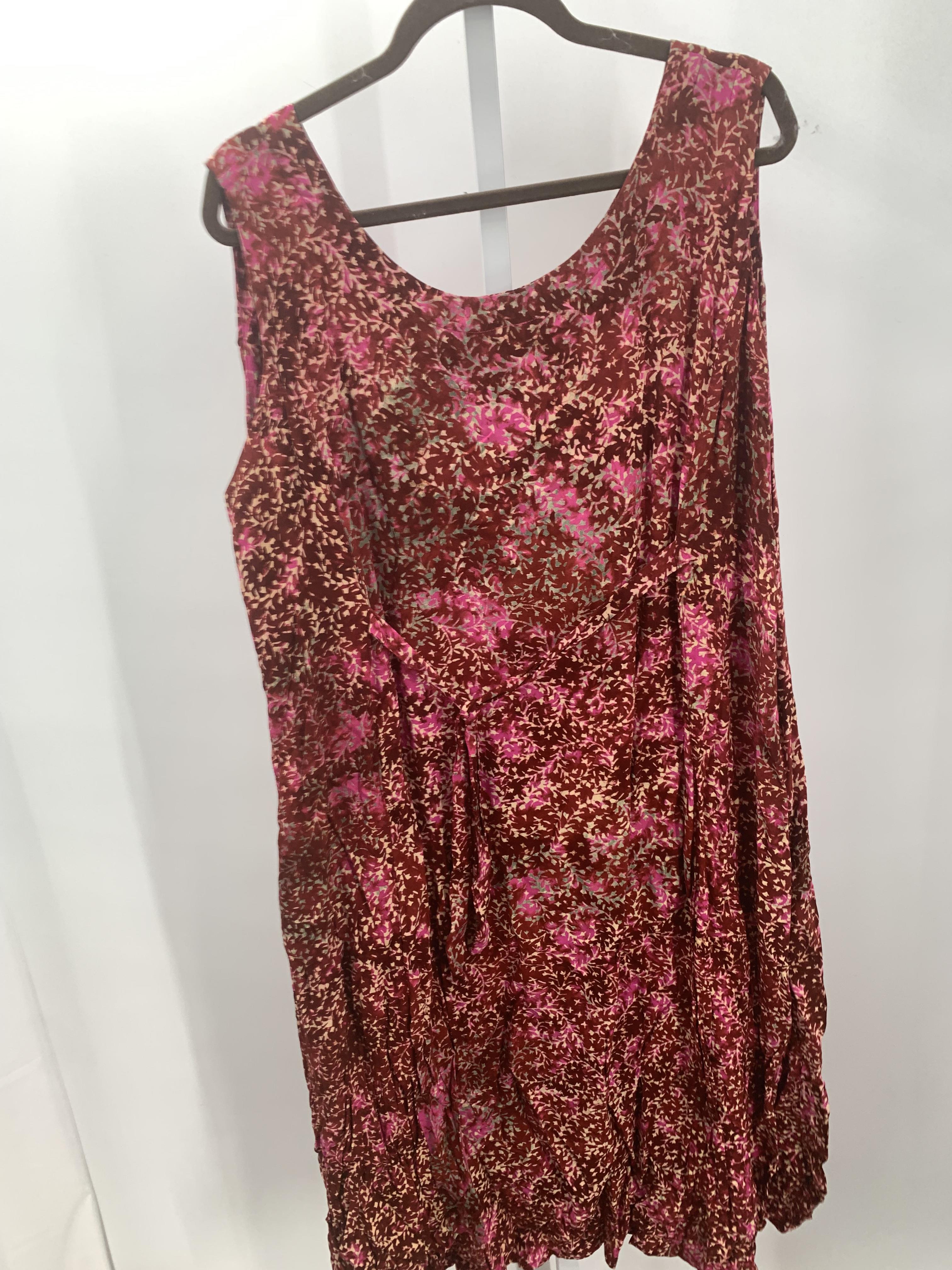 Size Extra Large Misses Sleeveless Dress