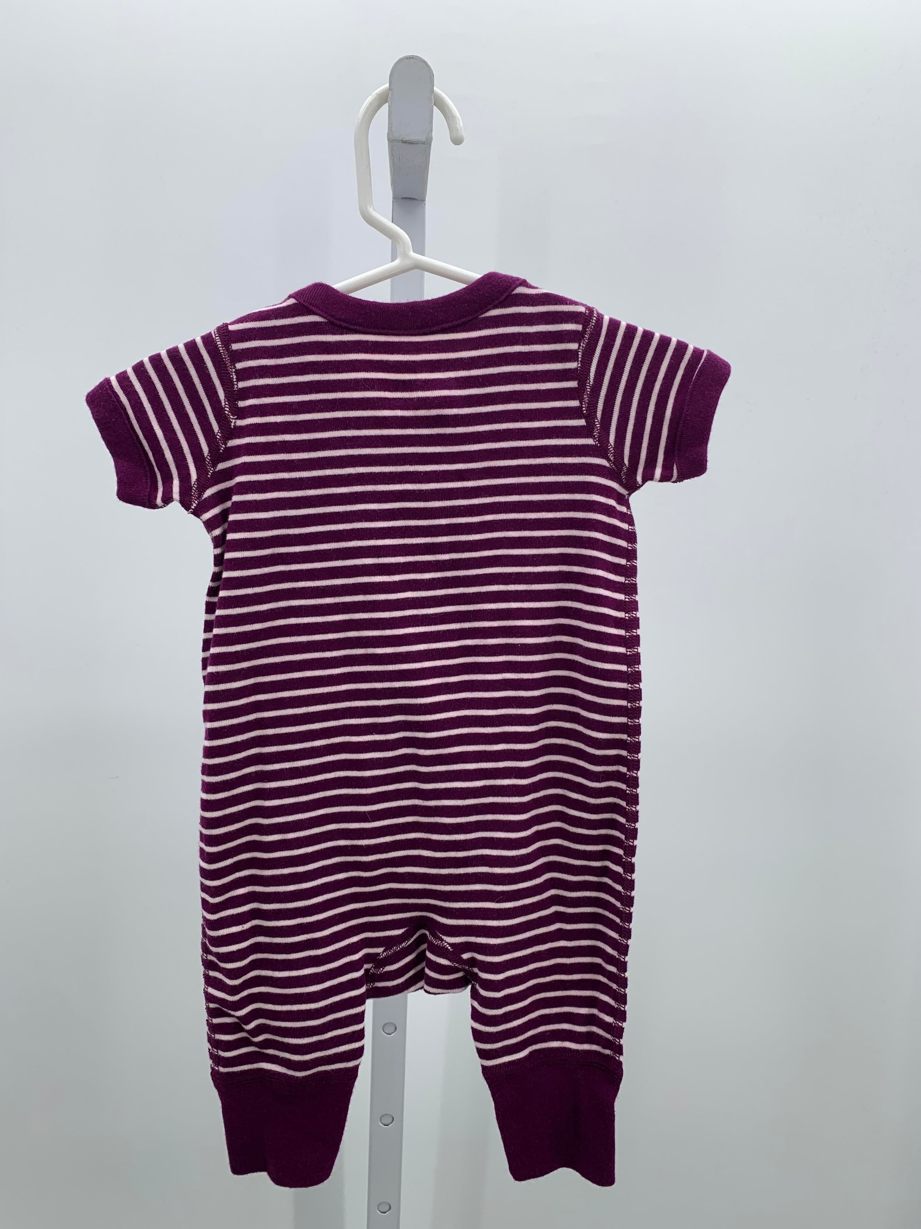 Hanna Anderson Size 0-3 months Girls Short Slv. Romper