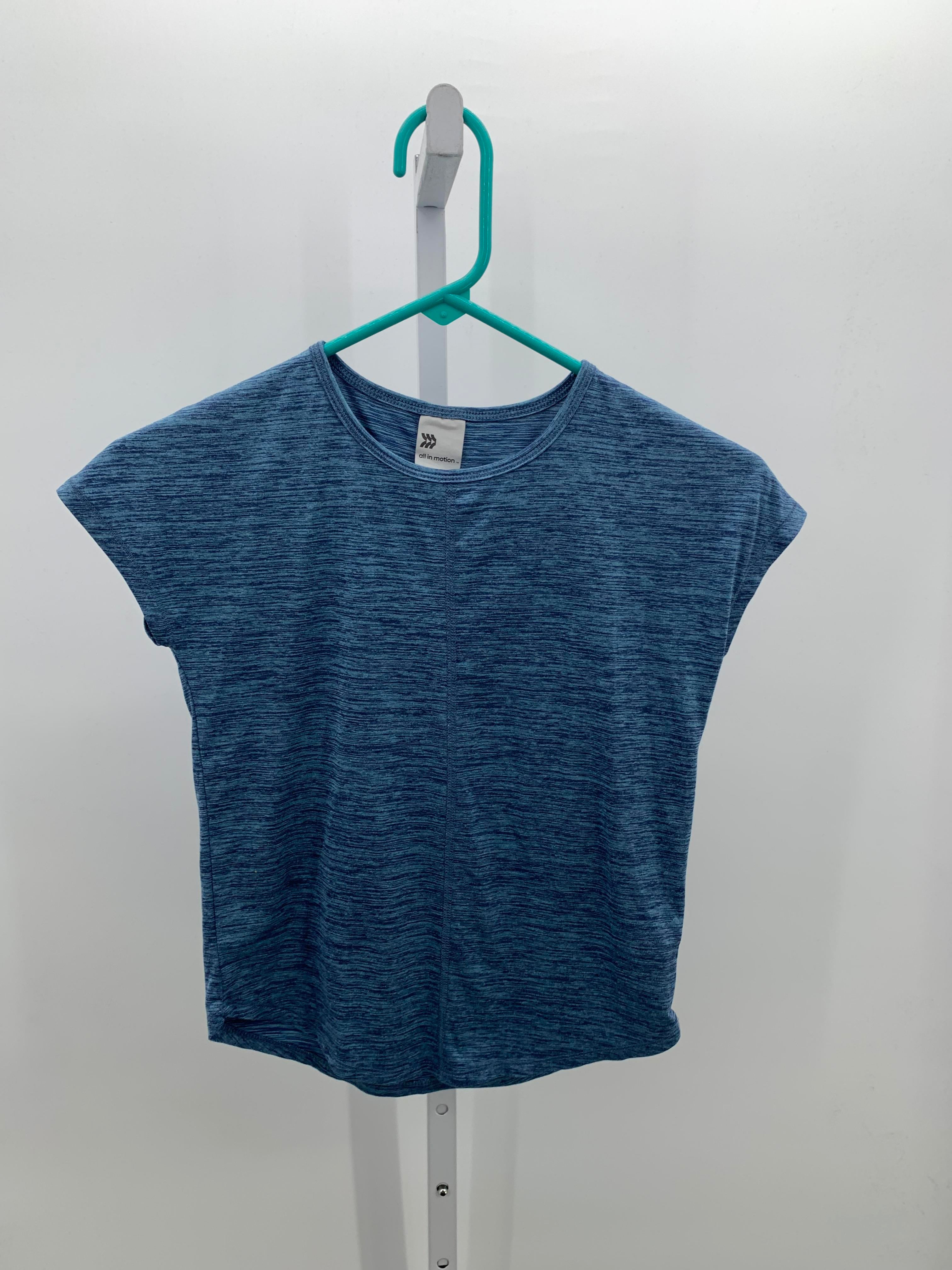 All In Motion Size 7-8 Girls Short Sleeve Shirt