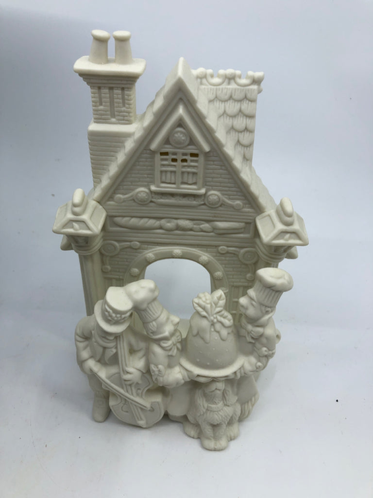 NIB PARTYLITE BAKERY CAROLERS TEA LIGHT HOLDER