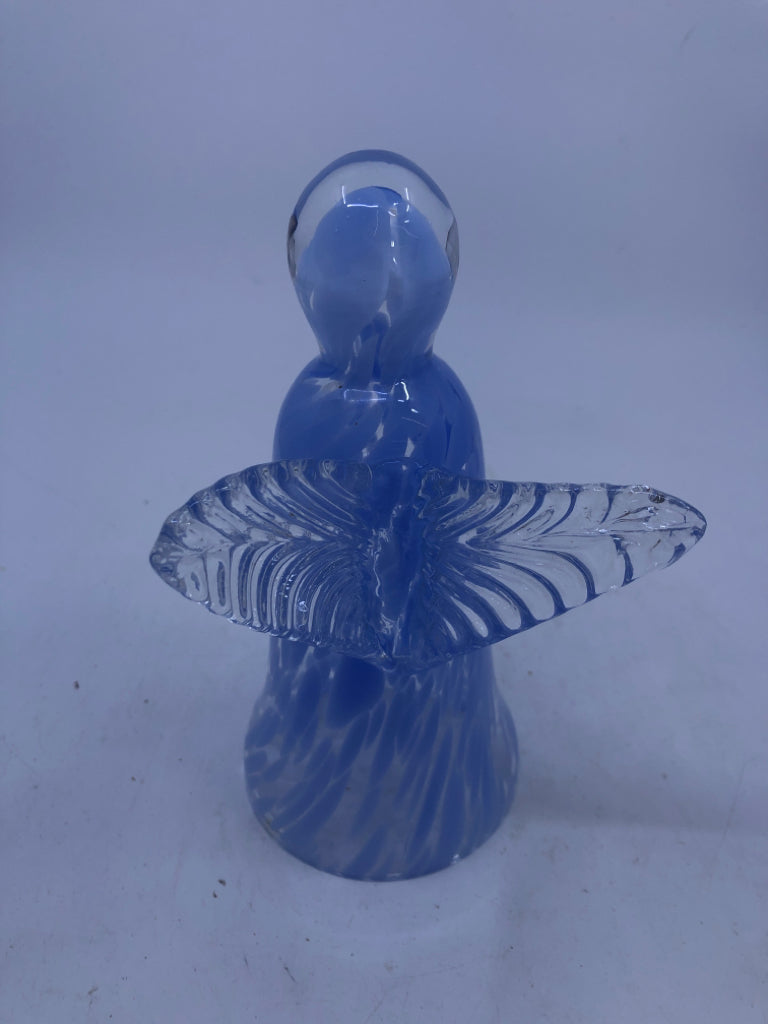 BLUE GLASS ANGEL.