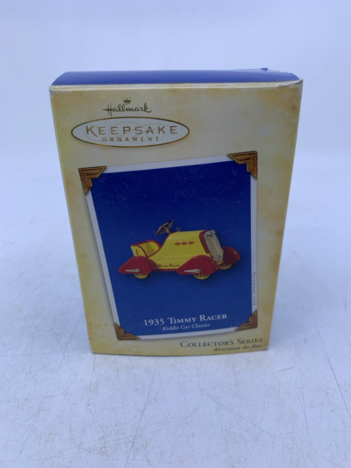 TIMMY RACER HALLMARK ORNAMENT- IN BOX