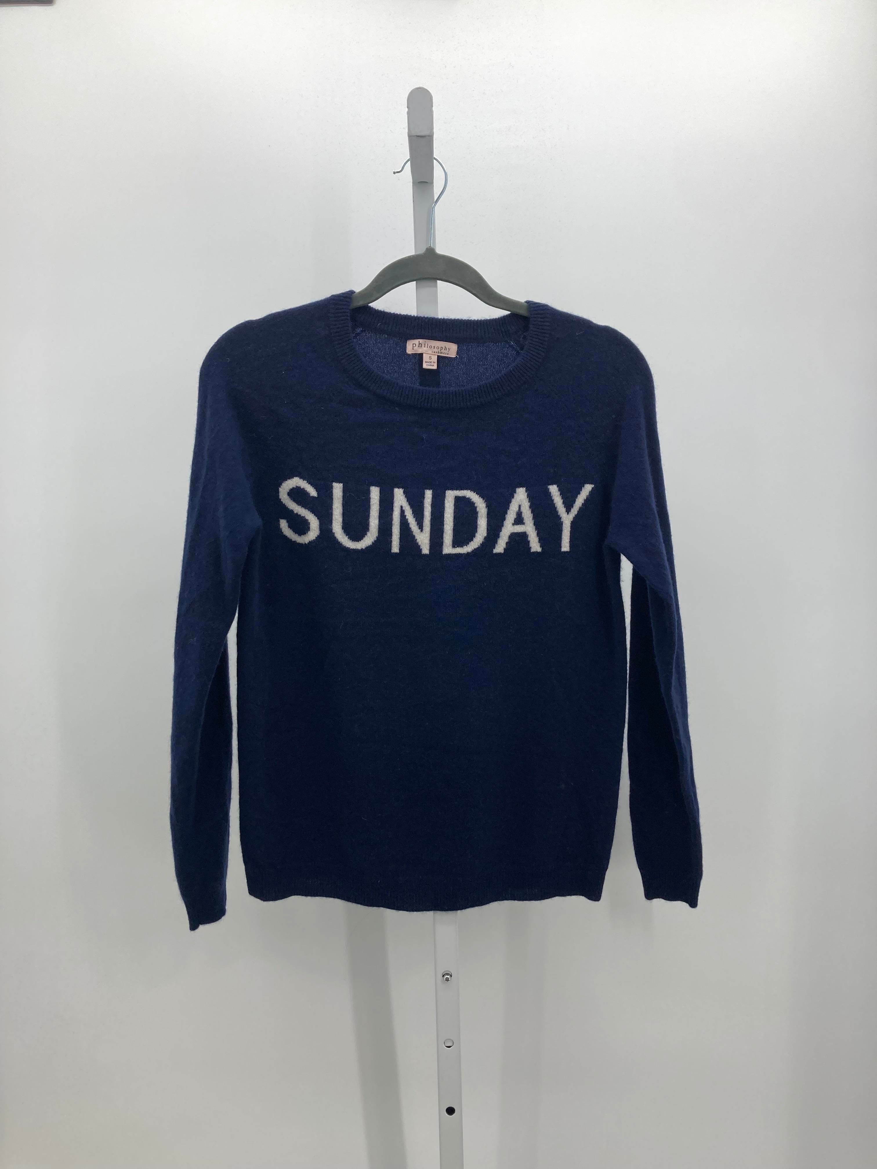 philosophy Size Small Misses Long Slv Sweater