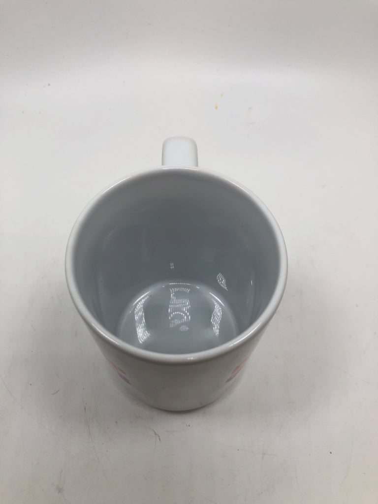 WHITE "DRUNKIN GROWNUPS" MUG.