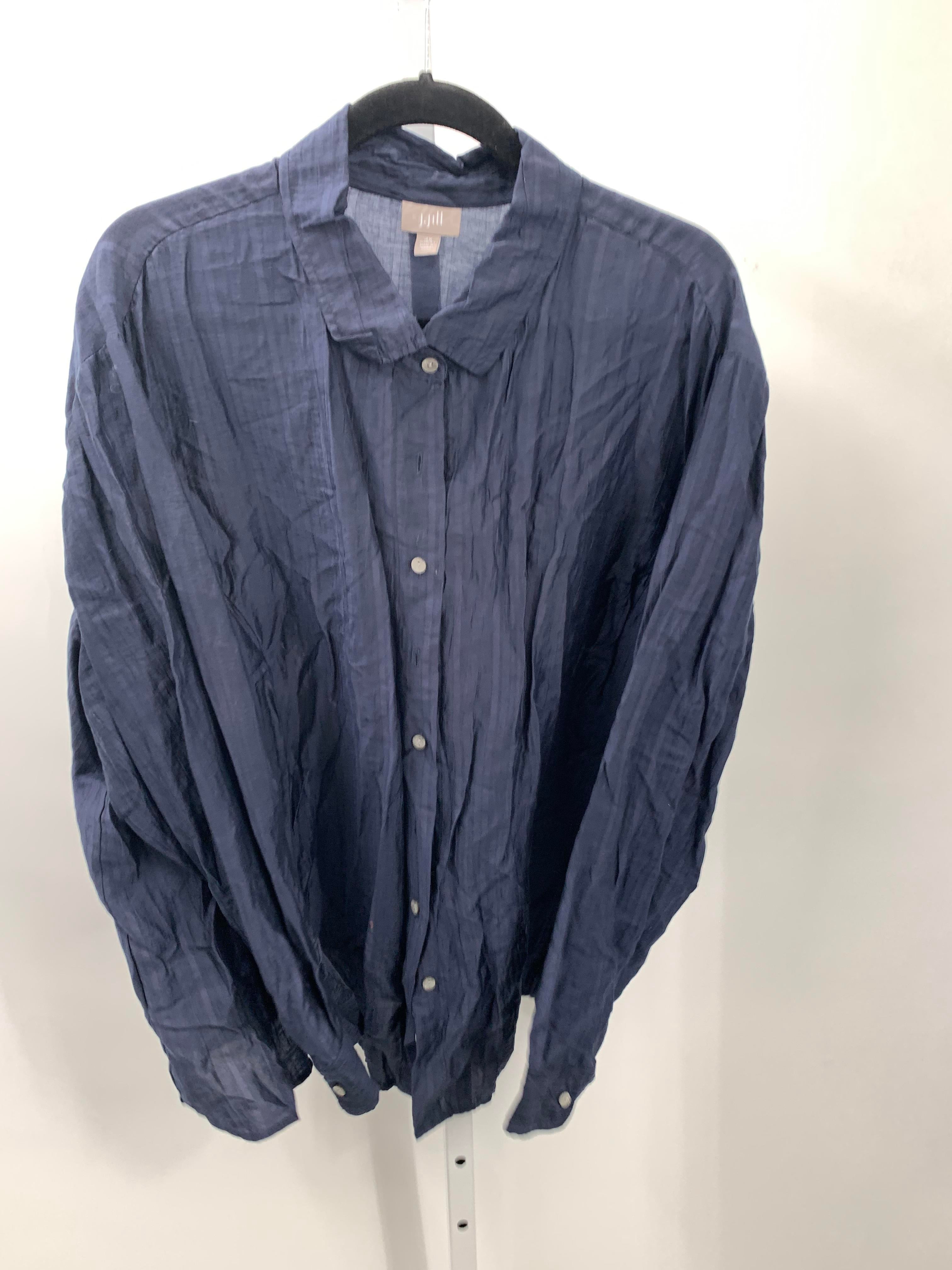 J-Jill Size 4X Womens Long Sleeve Shirt