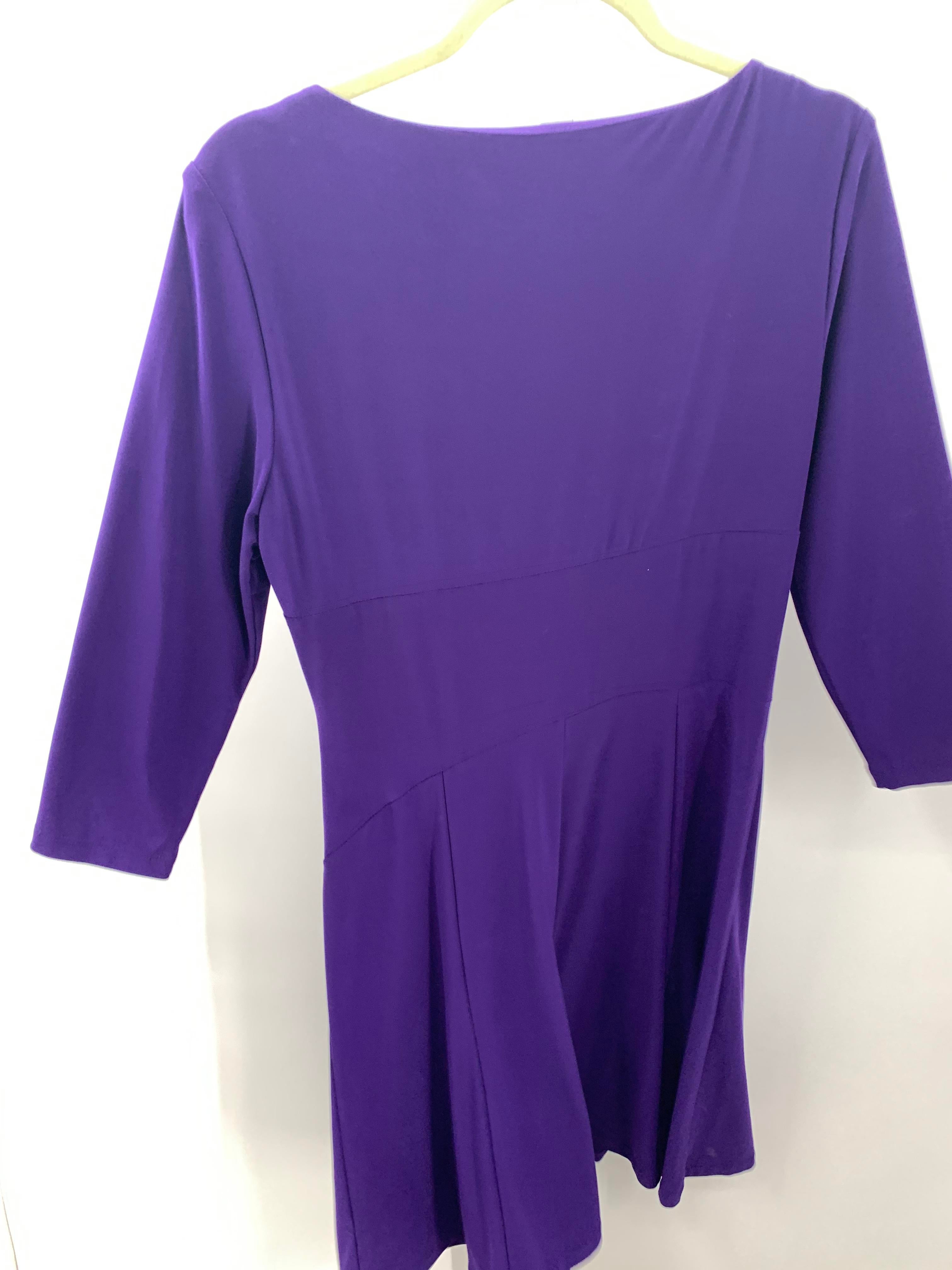 Chaps Size Large Misses 3/4 Sleeve Dress