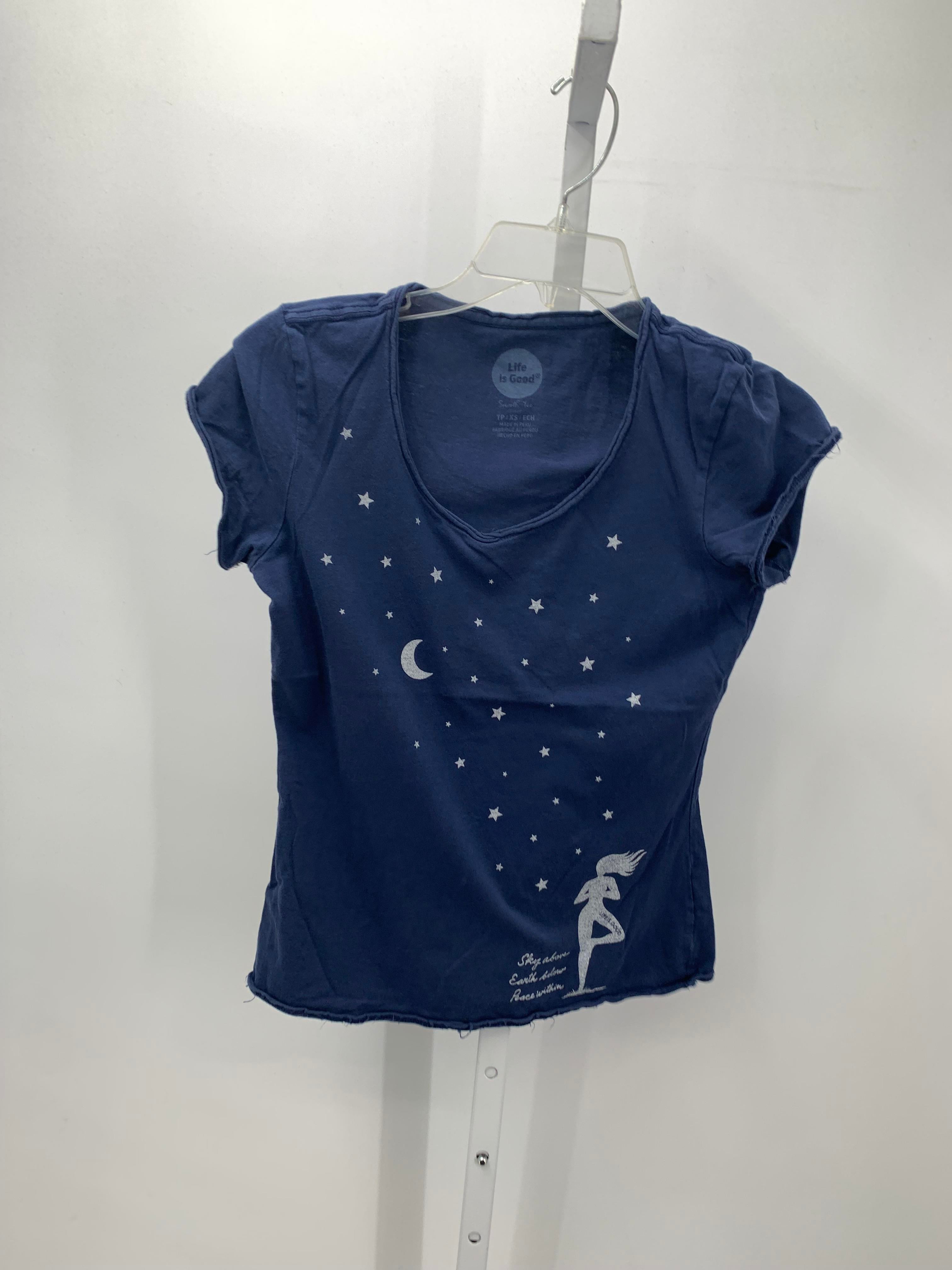 Life is Good Size X Small Misses Short Sleeve Shirt