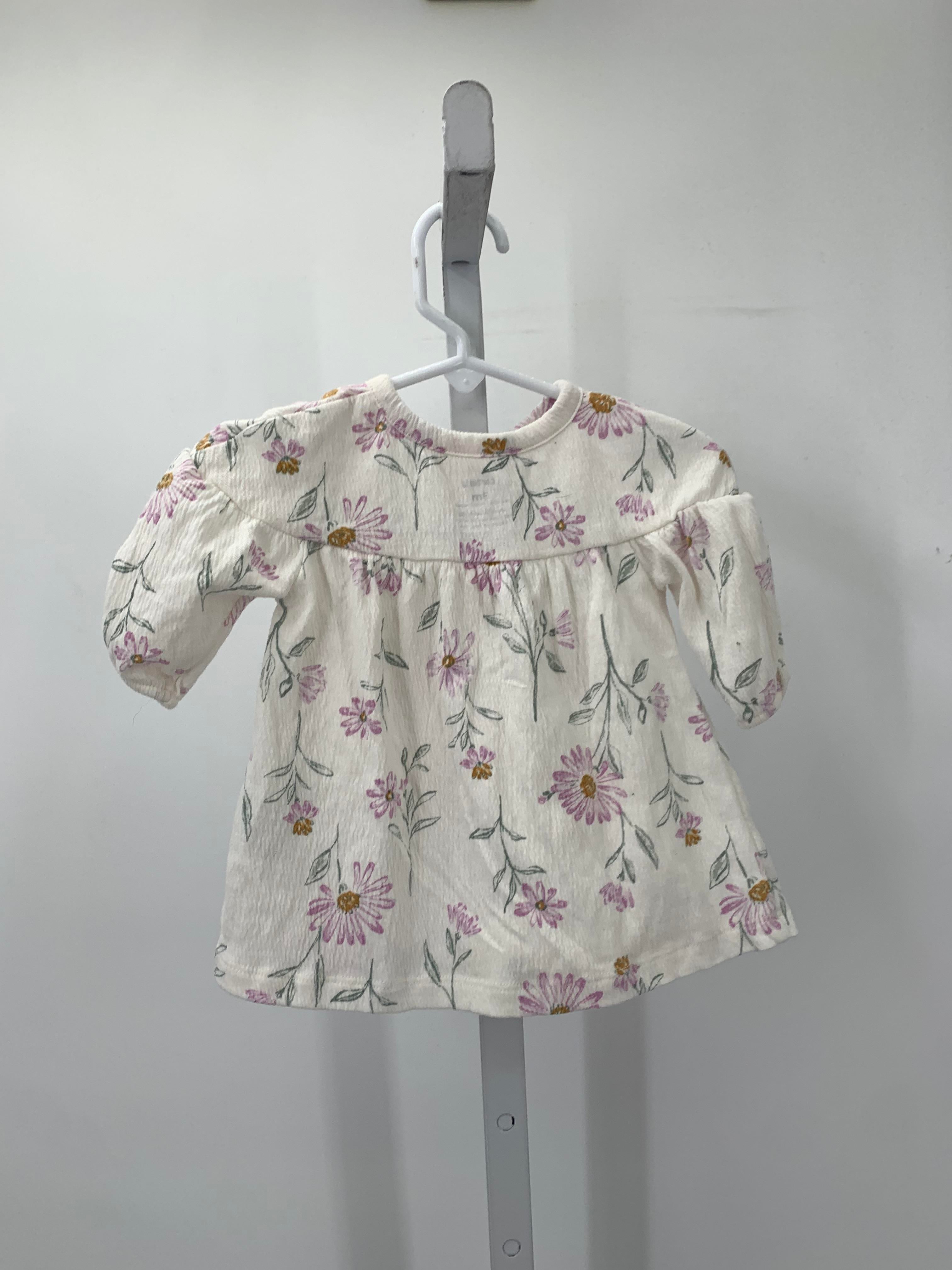 Carters Size 3 Months Girls Long Sleeve Dress