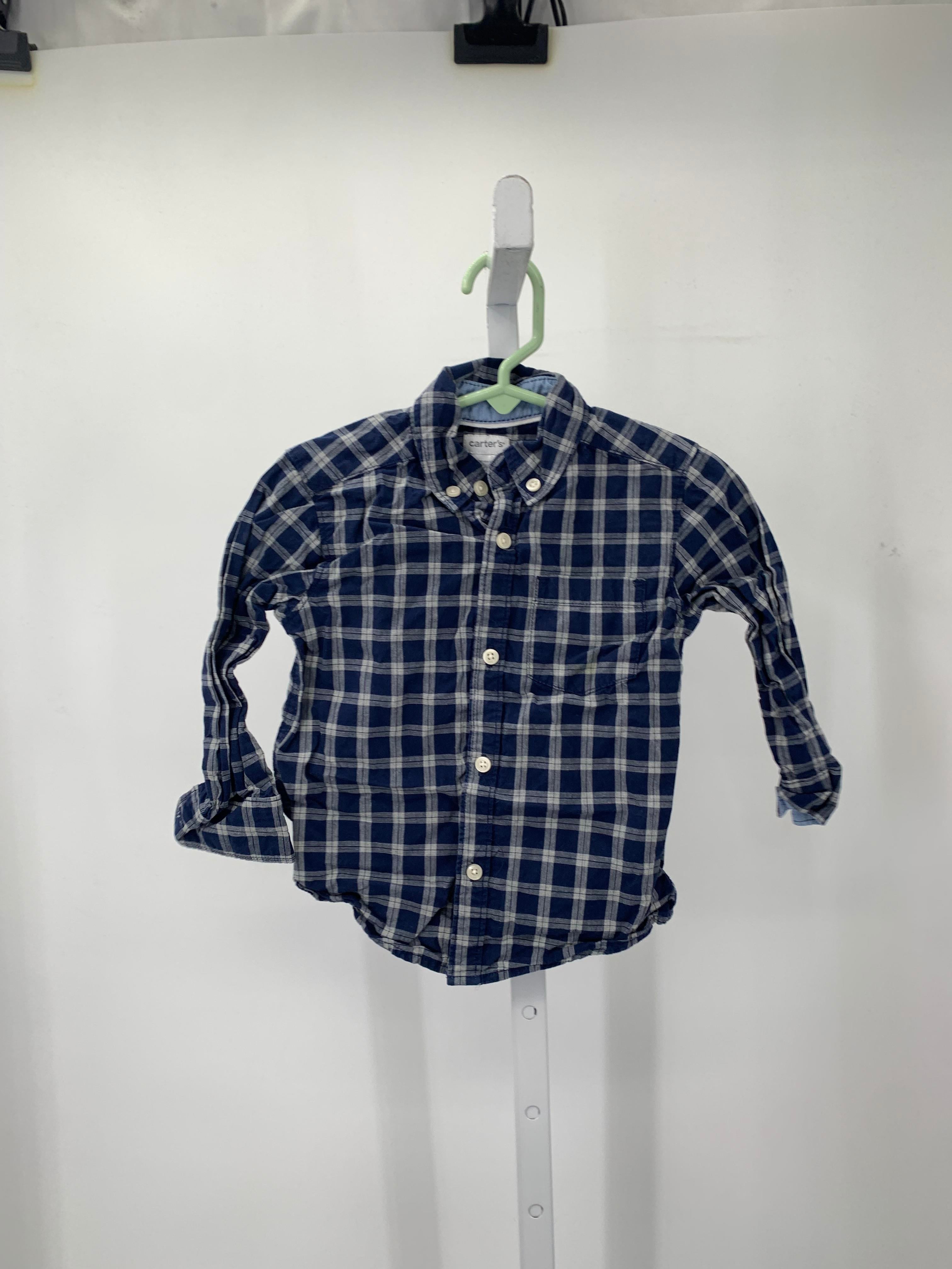WHITE PLAID BTN DOWN