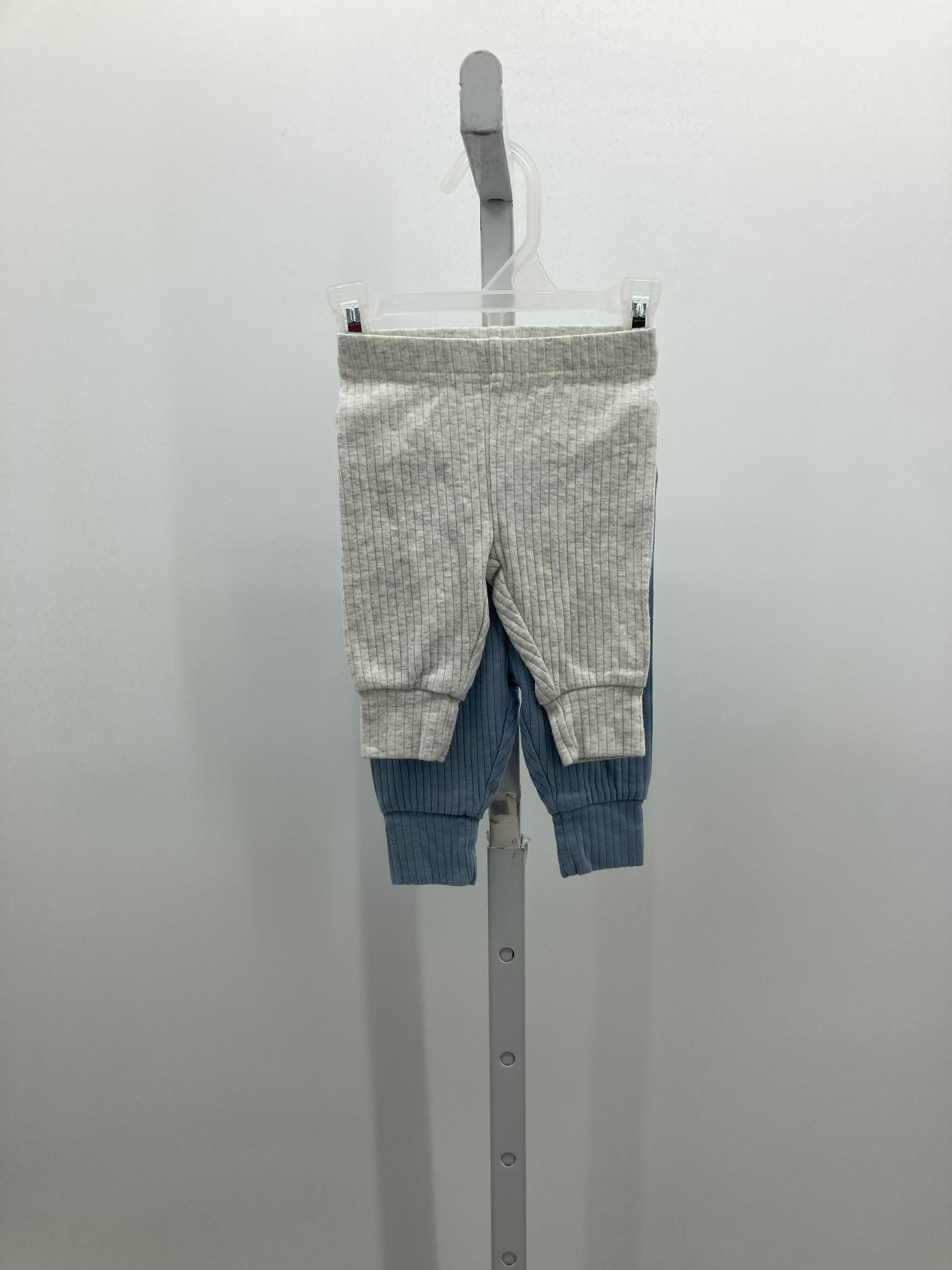 GREY/BLUE RIBBED PANTS
