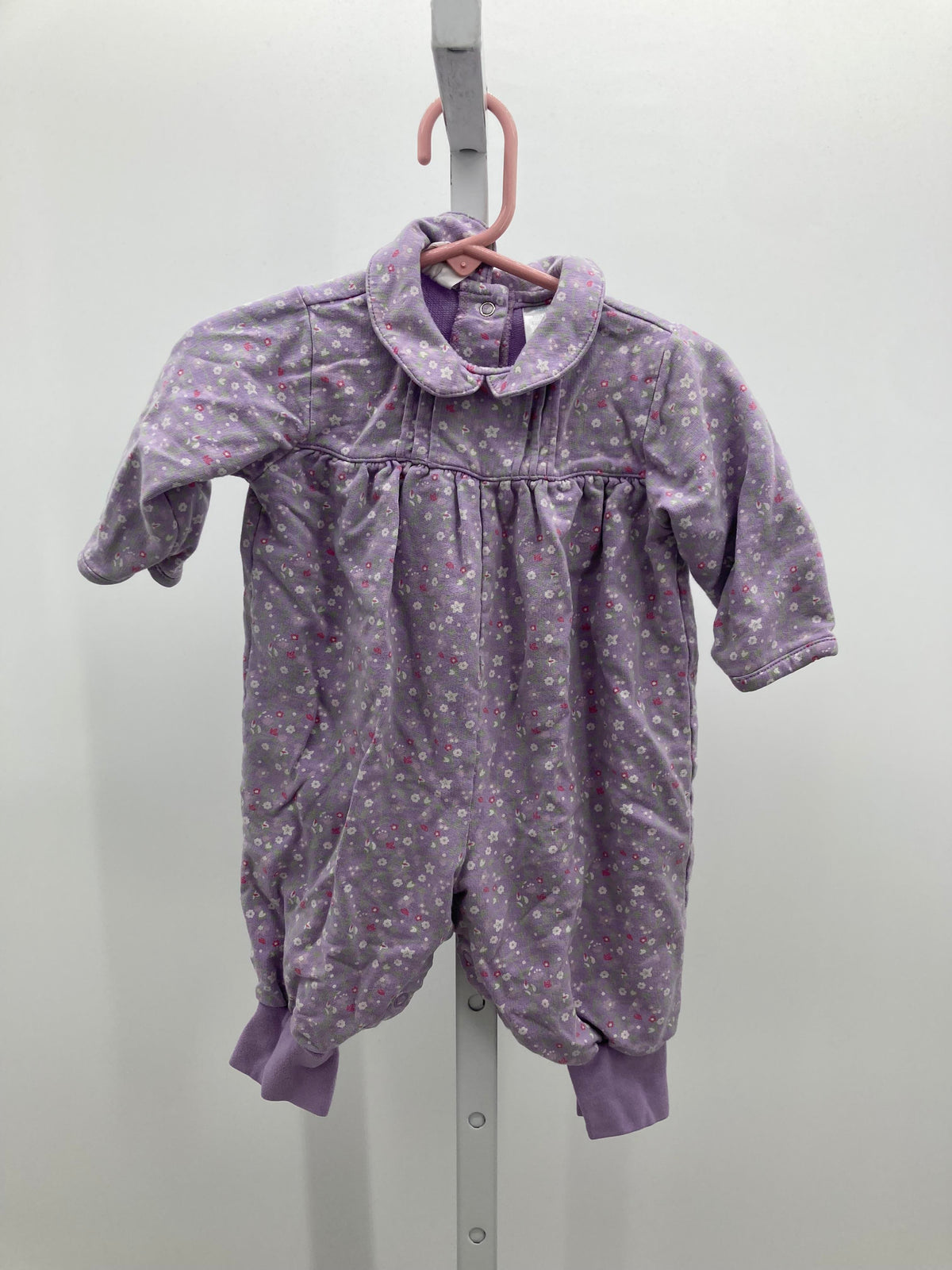 Cherokee Size 9 Months Girls Long Slv. Romper
