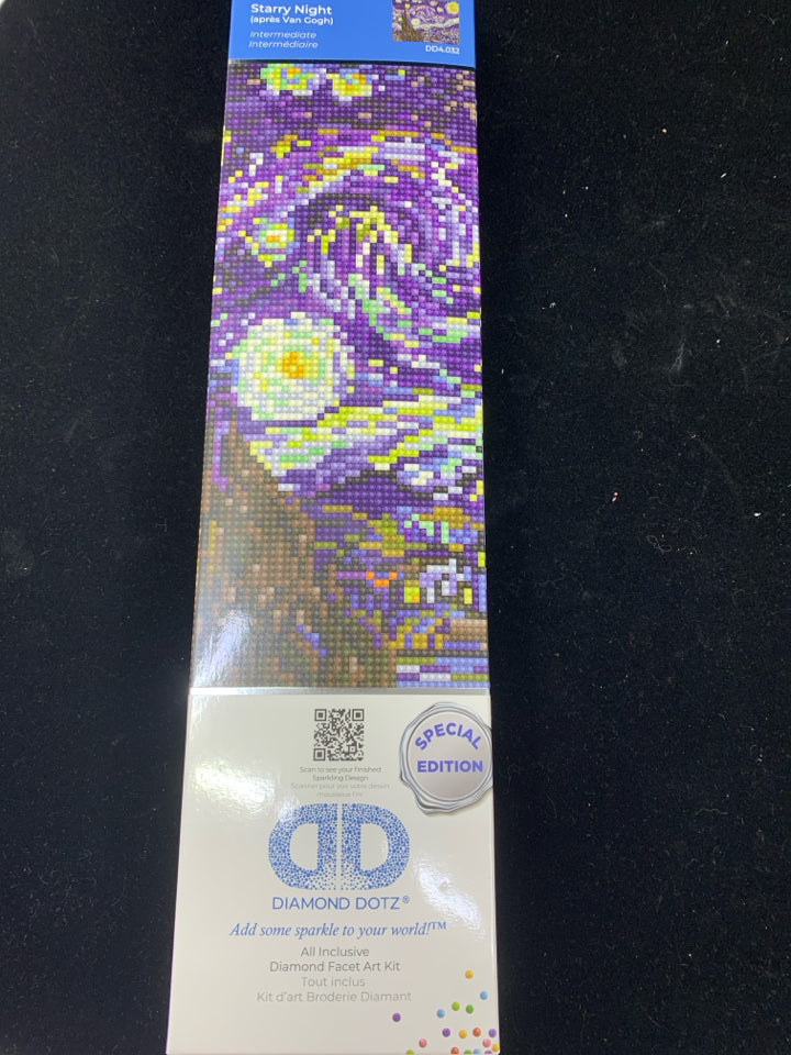 NIB STARRY NIGHT DIAMOND ART DIAMOND DOTZ.