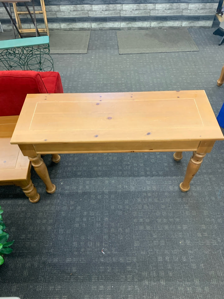 SOFA TABLE WITH DRAWER.