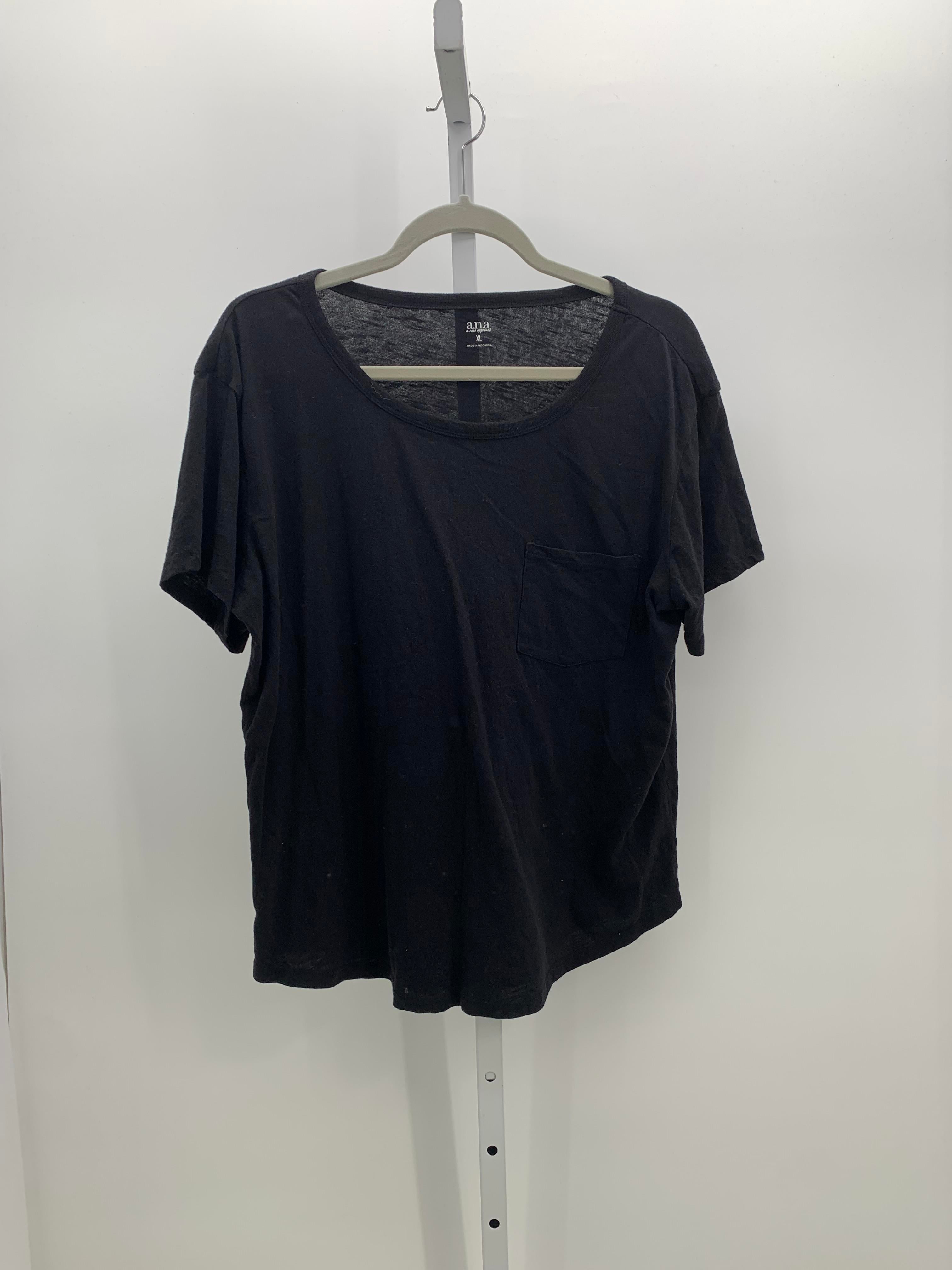 A.N.A. Size Extra Large Misses Short Sleeve Shirt