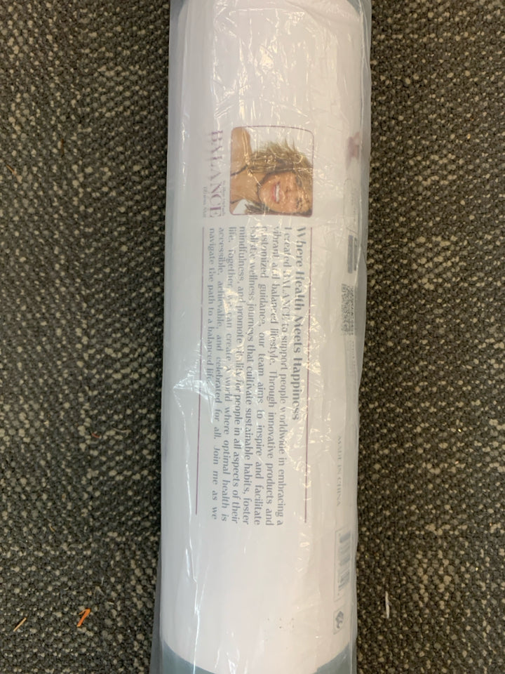 NIP JILLIAN MICHAELS TEAL FITNESS MAT.