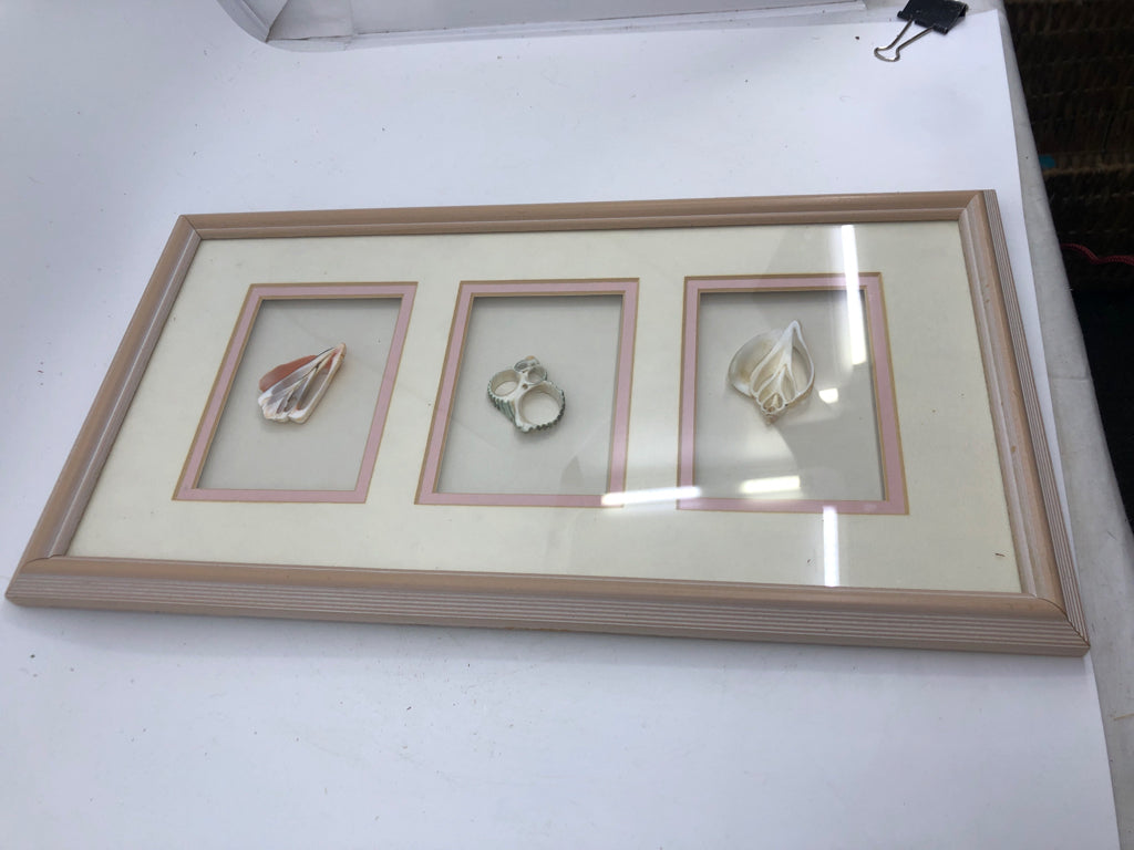 TRIPLE SEASHELL FRAME.
