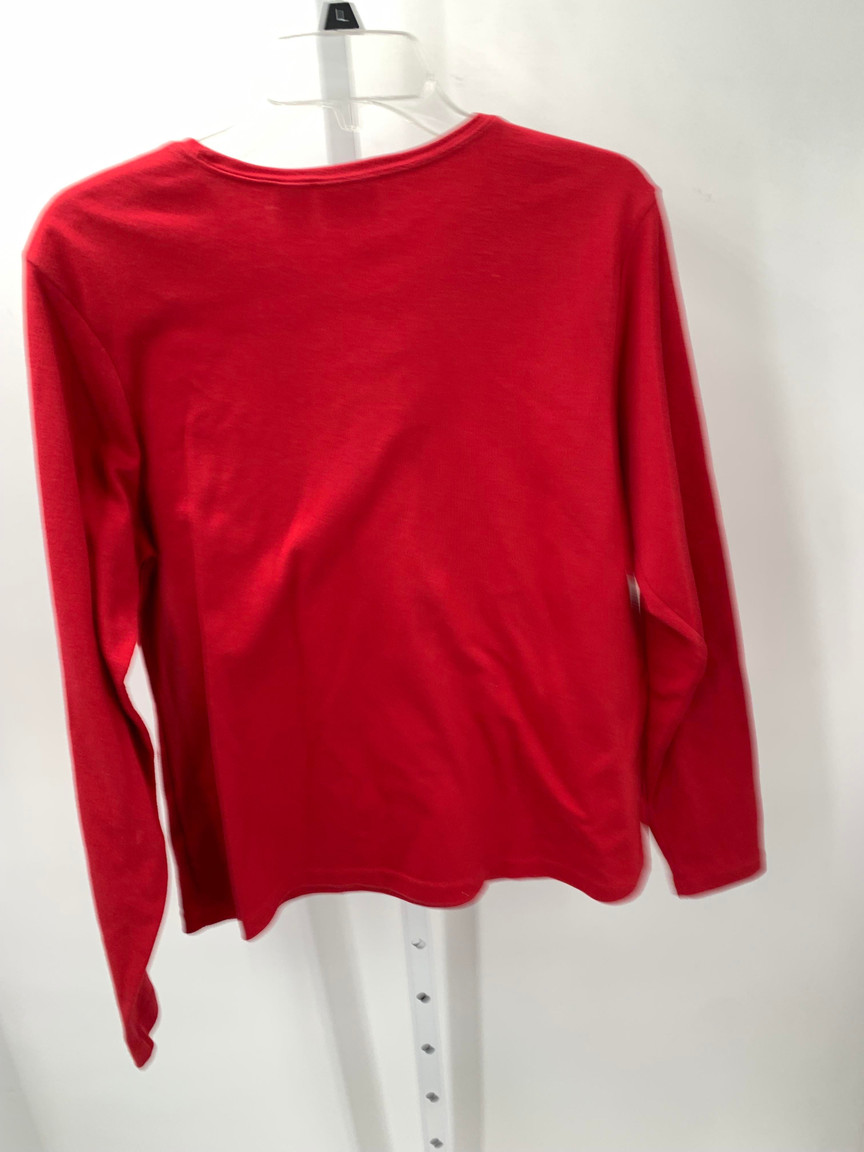 LL Bean Size Large Misses Long Sleeve Shirt