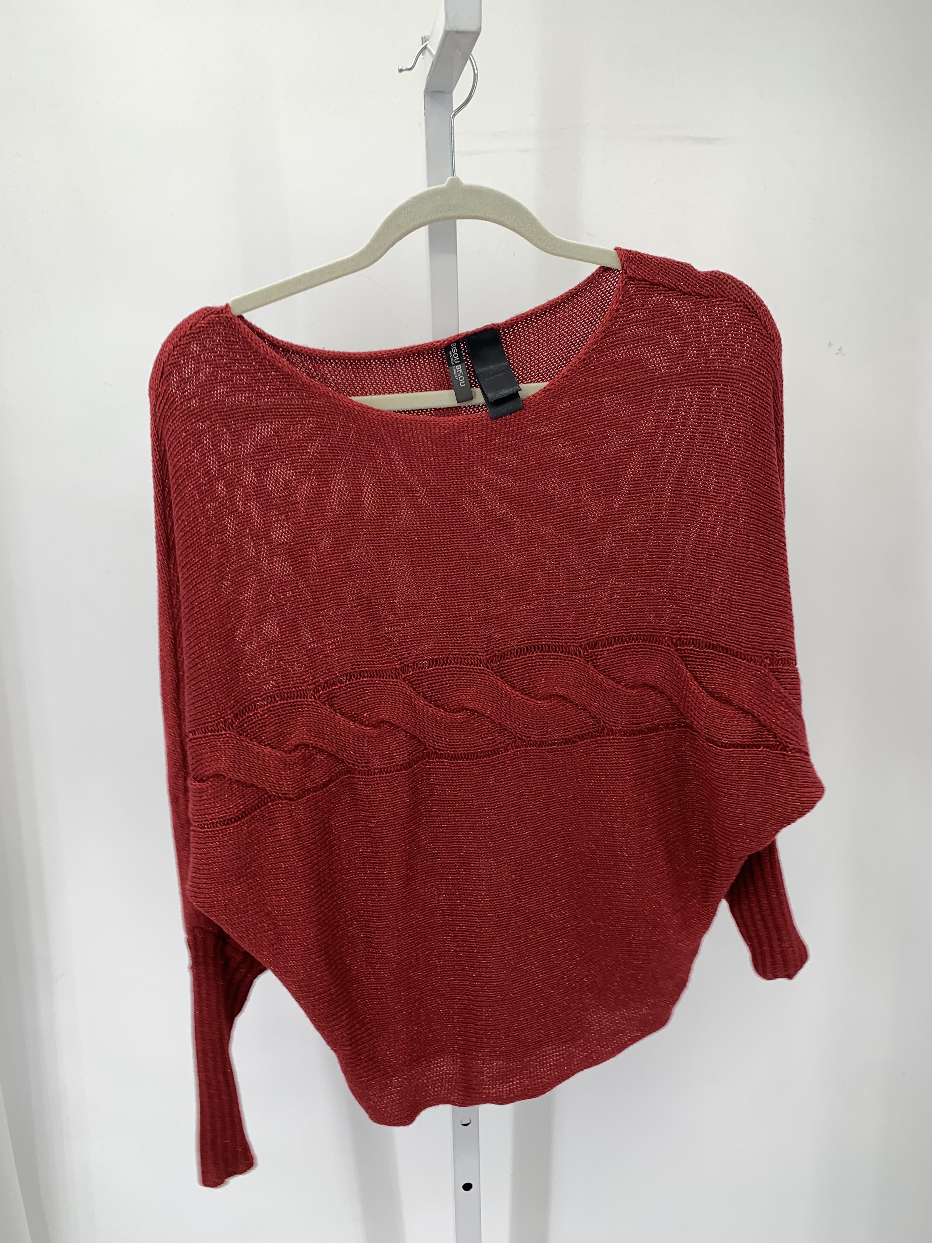 Bisou Bisou Size Small Misses Long Slv Sweater