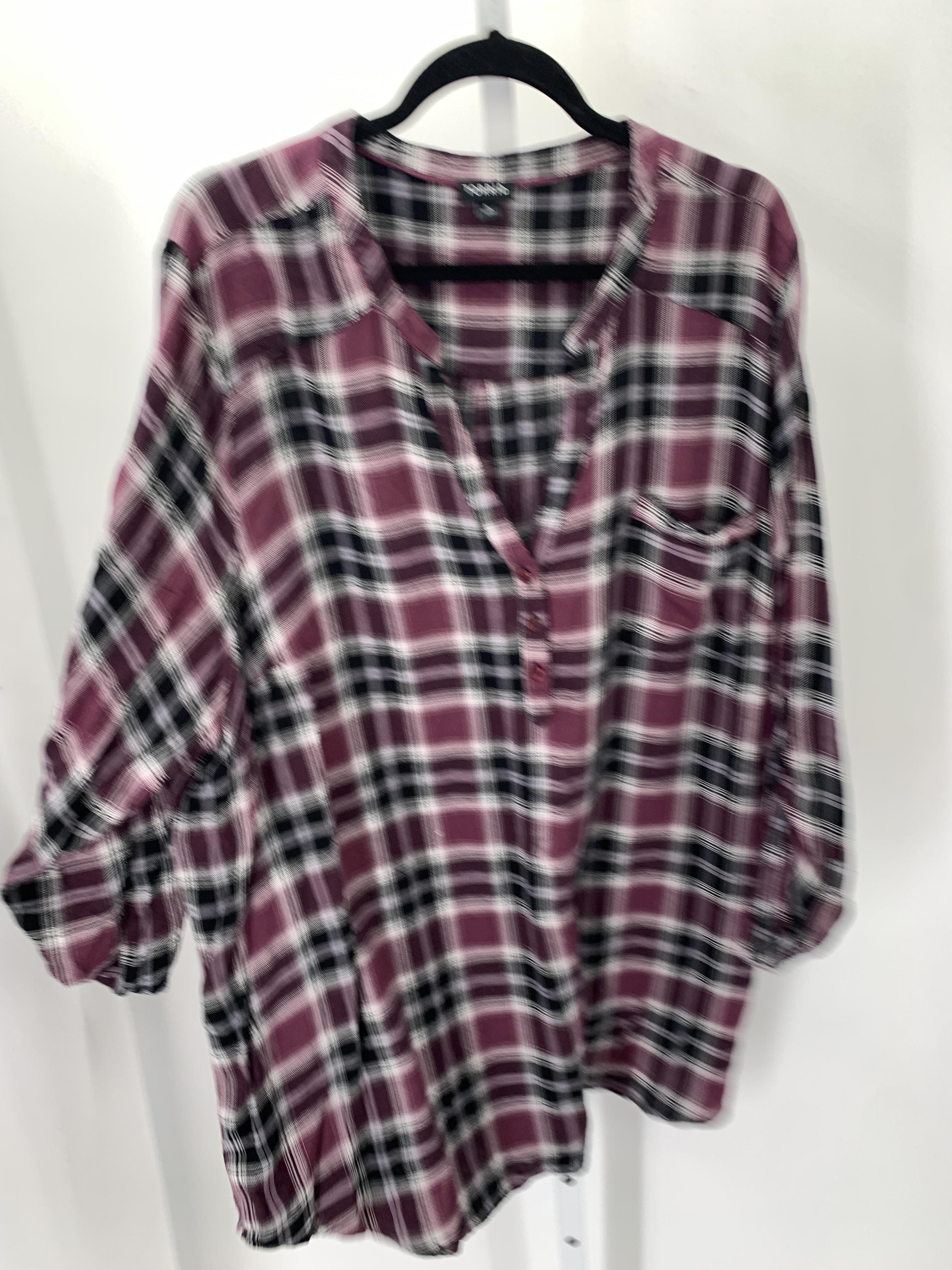 Torrid Size 5X Womens 3/4 Sleeve Shirt