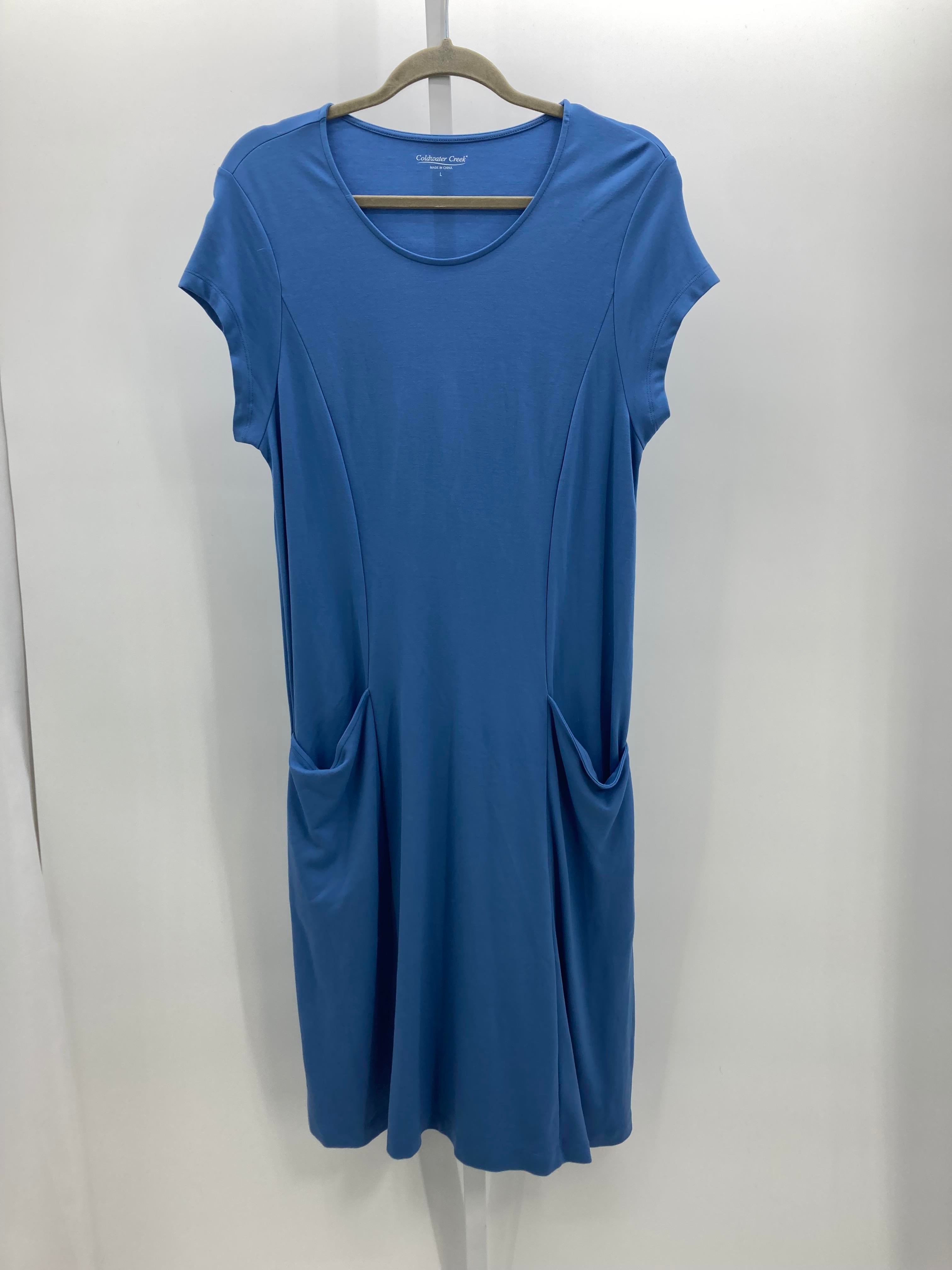 Coldwater Creek Size Large Misses Short Sleeve Dress