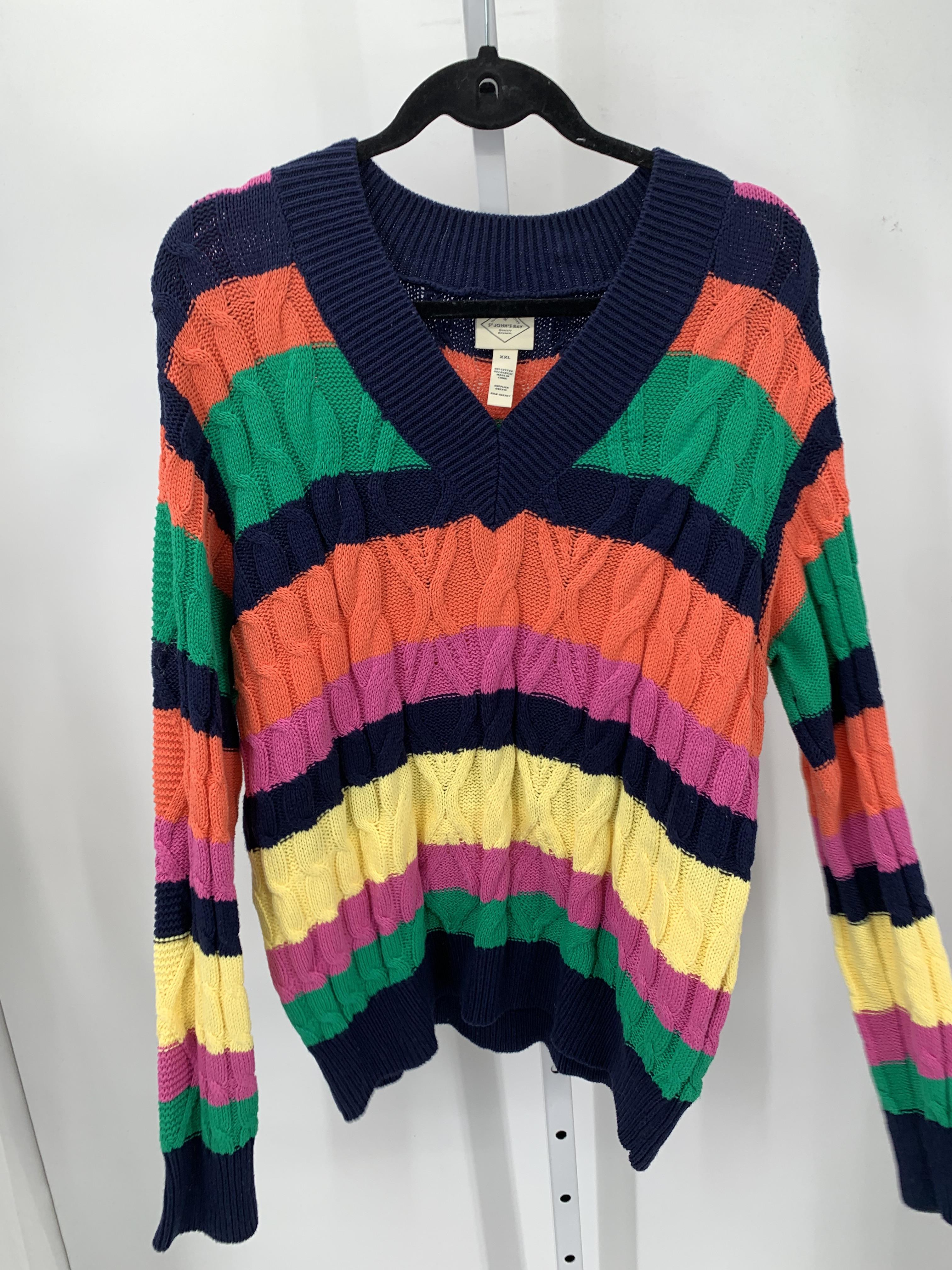 St. Johns Bay Size XXL Misses Long Slv Sweater