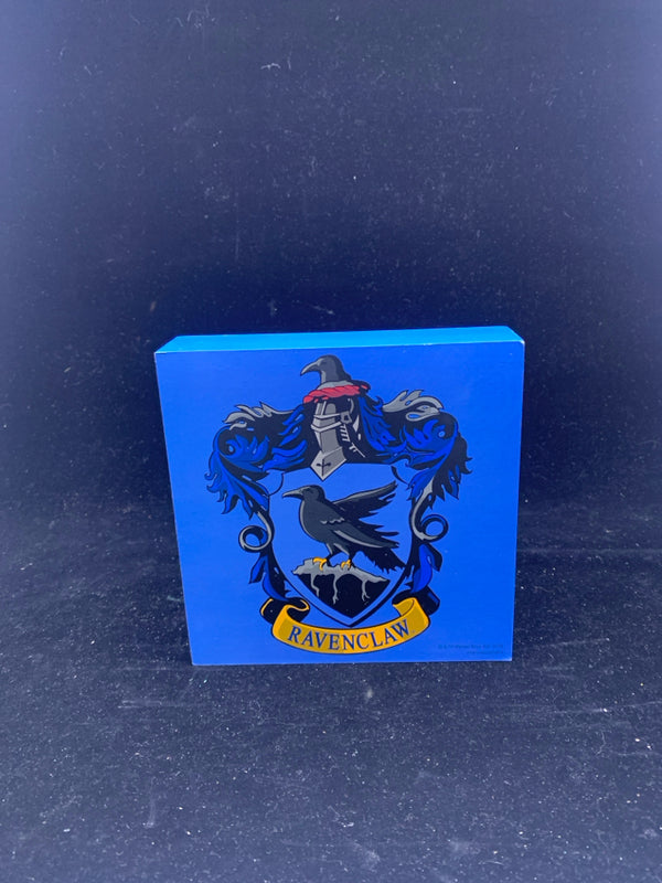 RAVEN CLAW BLUE BLOCK HARRY POTTER WALL HANGING.