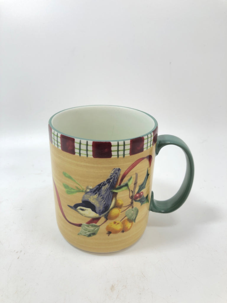 NUTHATCH LENOX WINTER GREETINGS MUG.