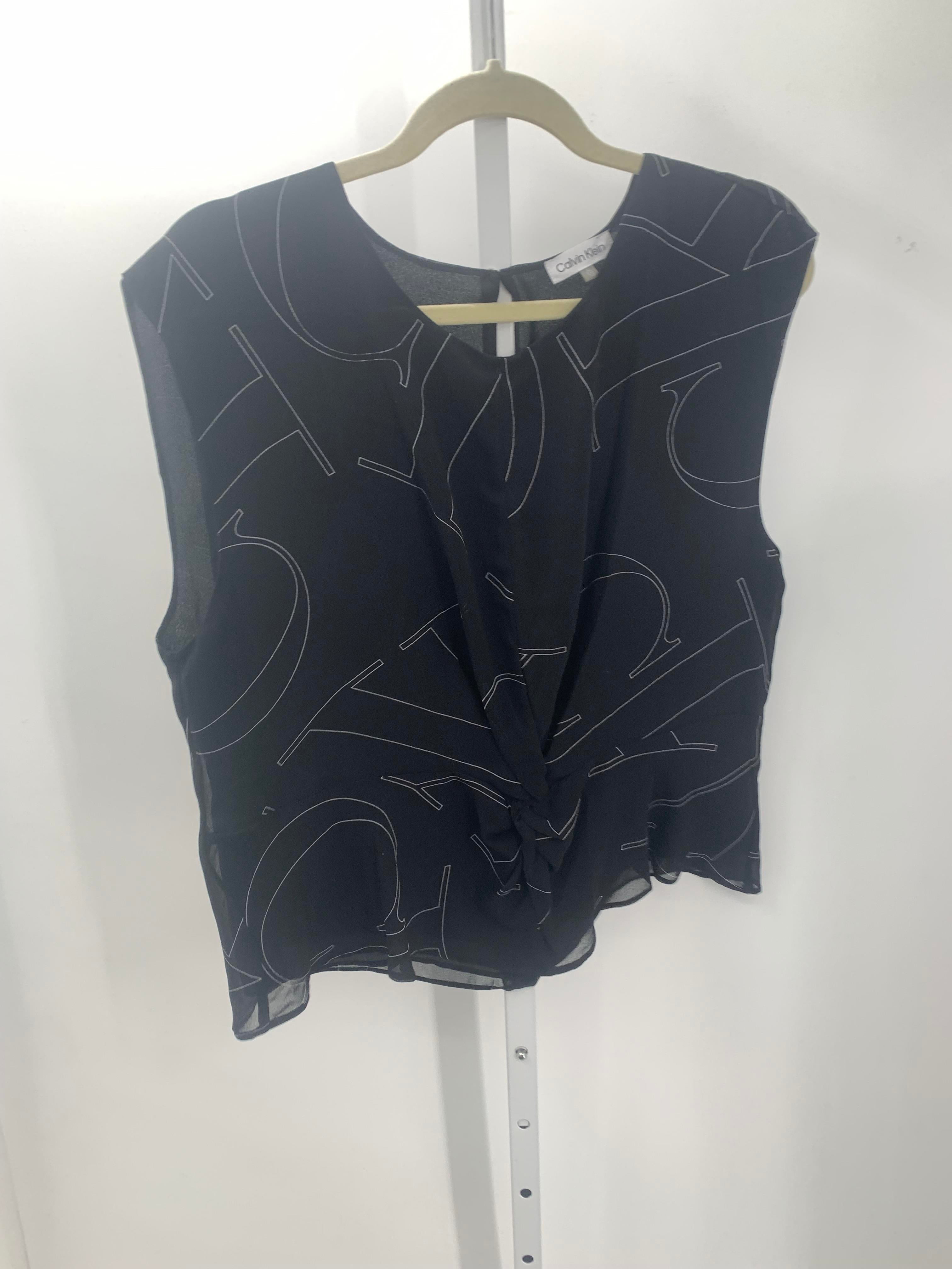 Calvin Klein Size Extra Large Misses Sleeveless Shirt