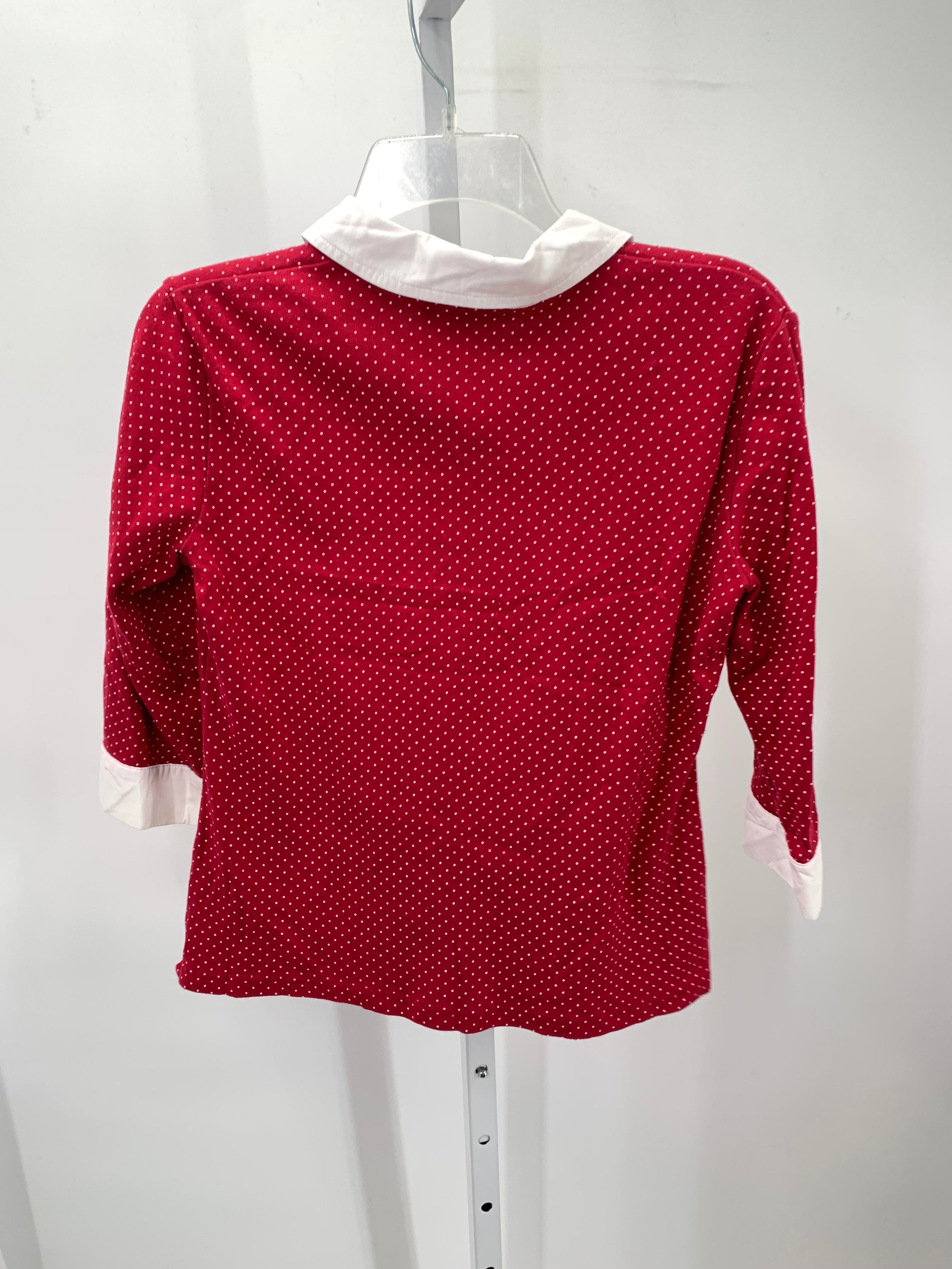 Karen Scott Size Small Misses 3/4 Sleeve Shirt