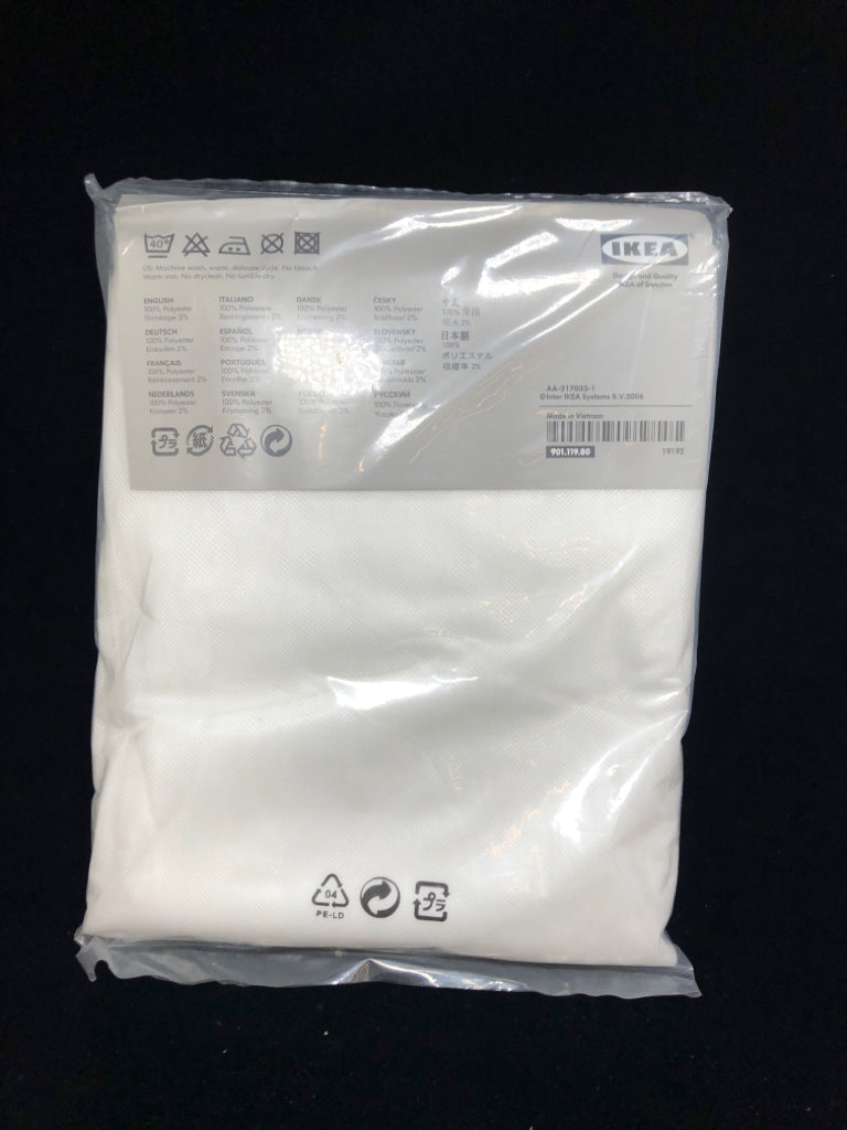 NIP LILL WHITE CURTAINS.