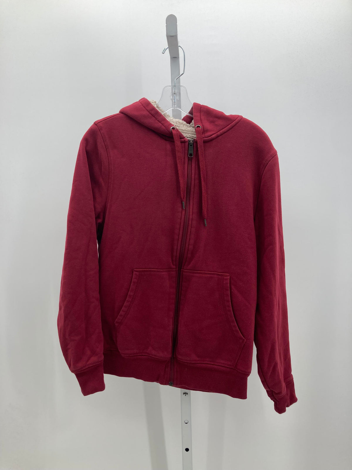 HOODED ZIP SHERPA LINED