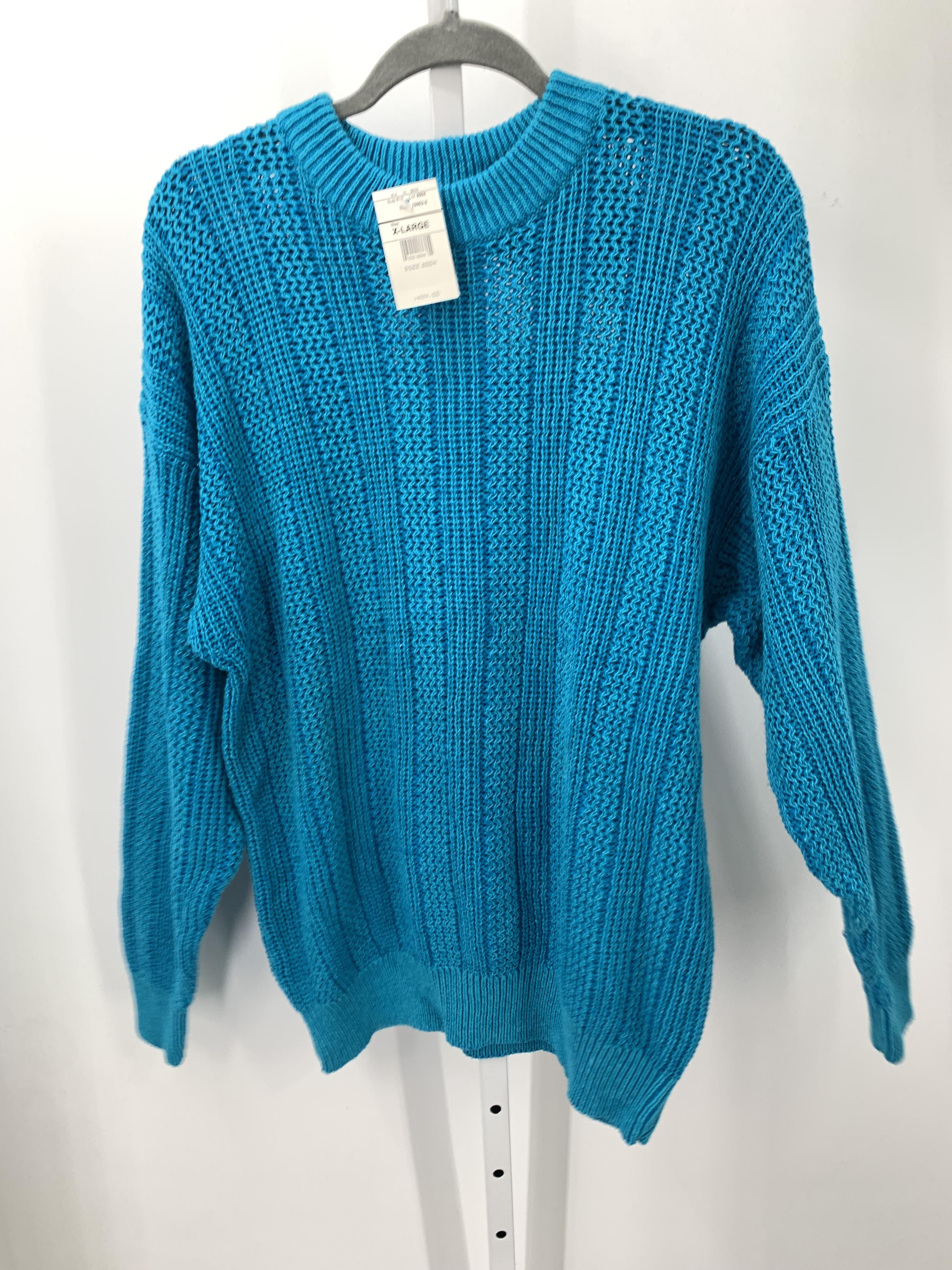 Size Extra Large Misses Long Slv Sweater