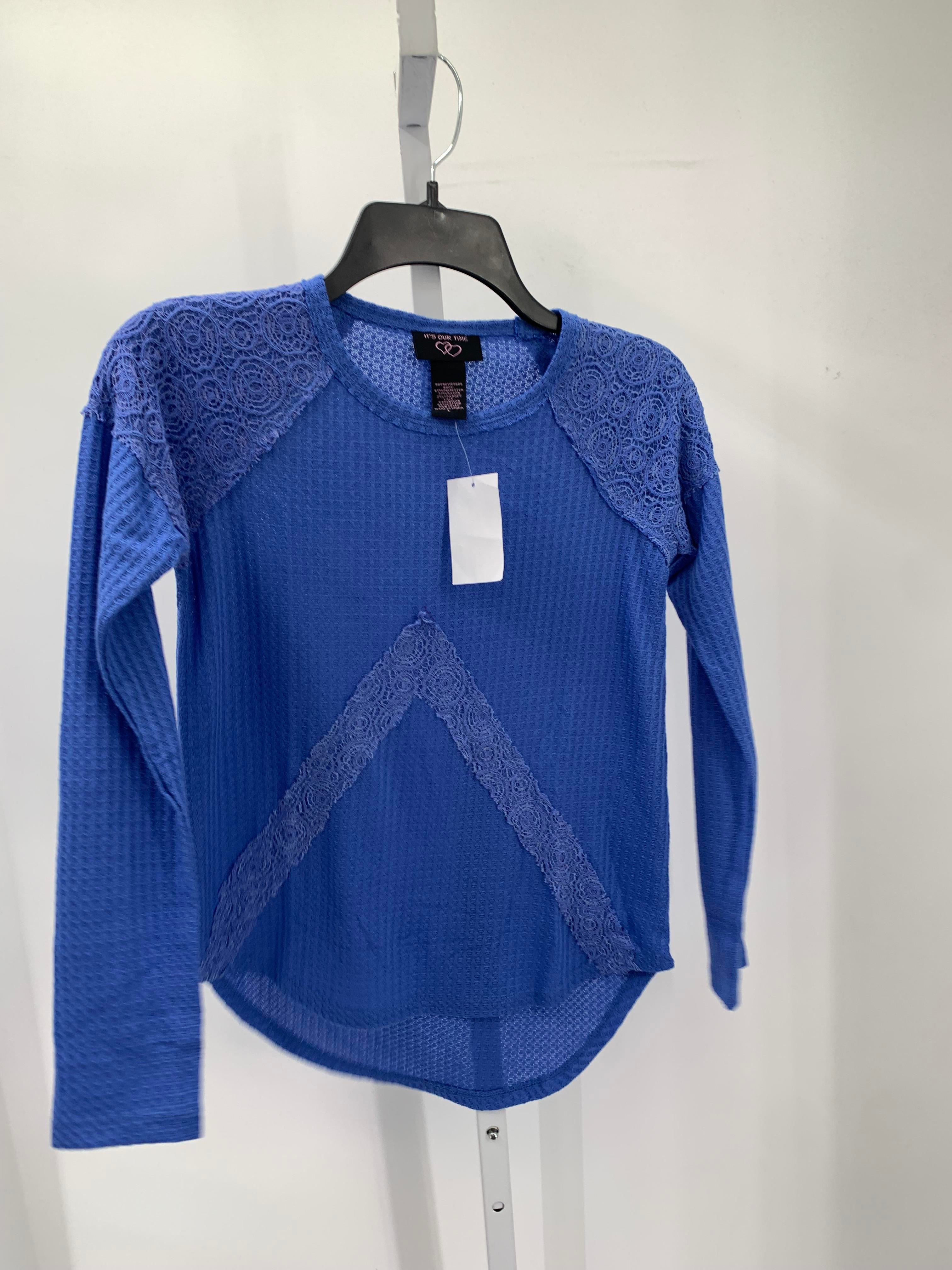 It's Our Time Size Large Juniors Long Sleeve Shirt