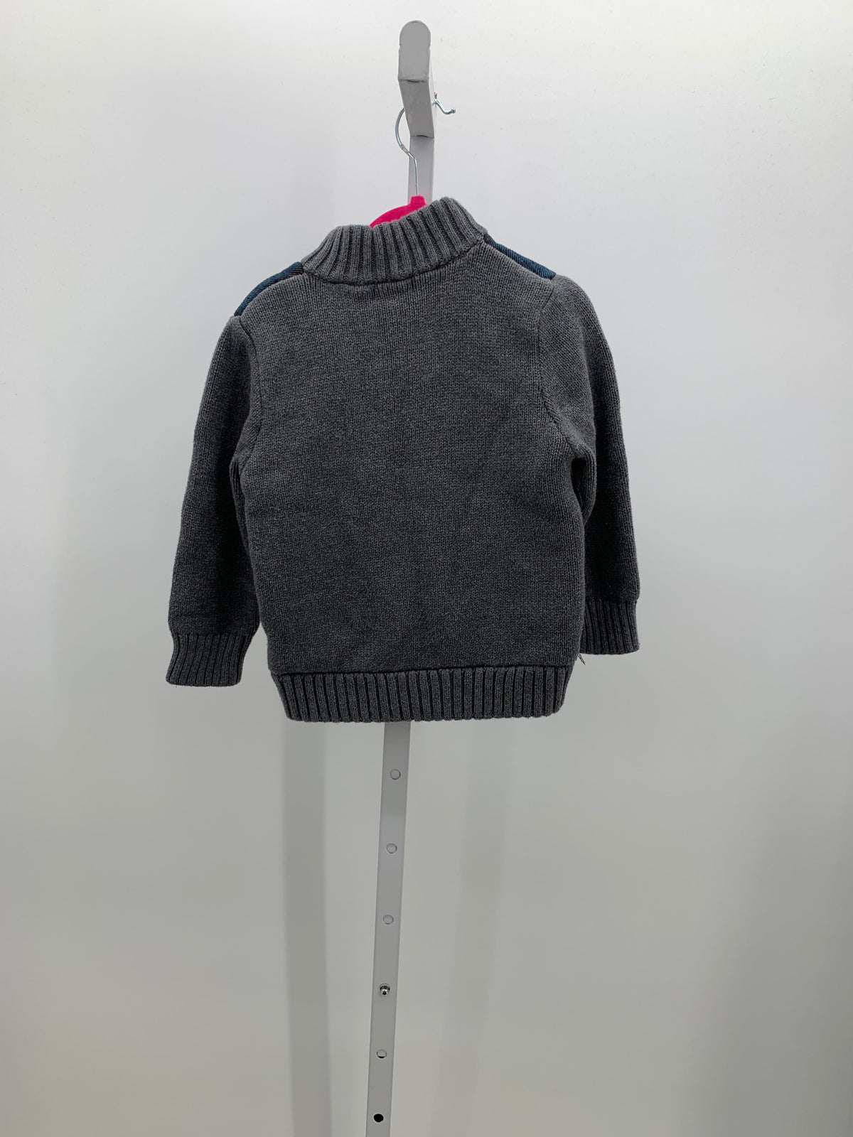 BLUE ORANGE STRIPE SHERPA LINED