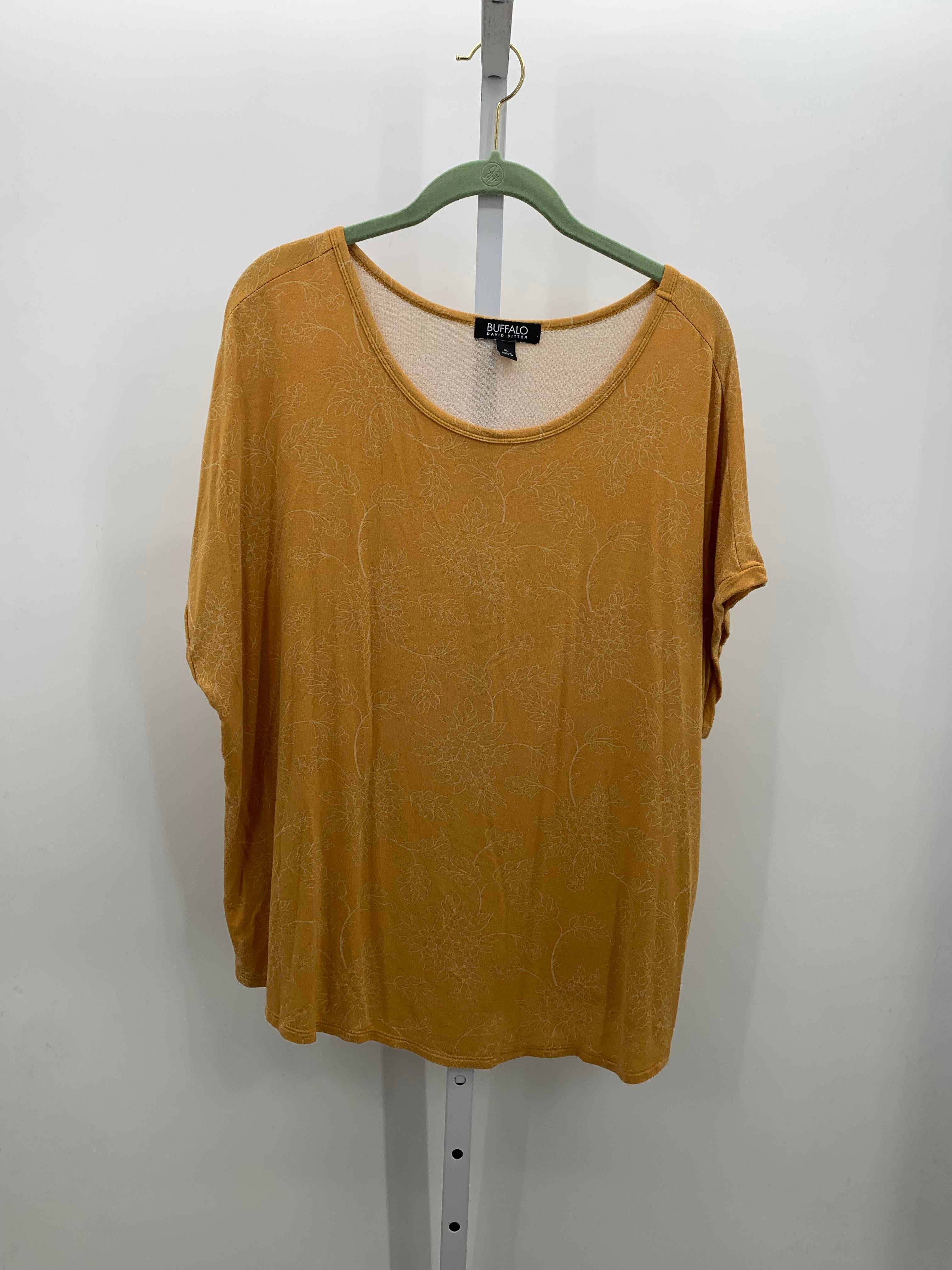Buffalo Size Extra Large Misses Short Sleeve Shirt