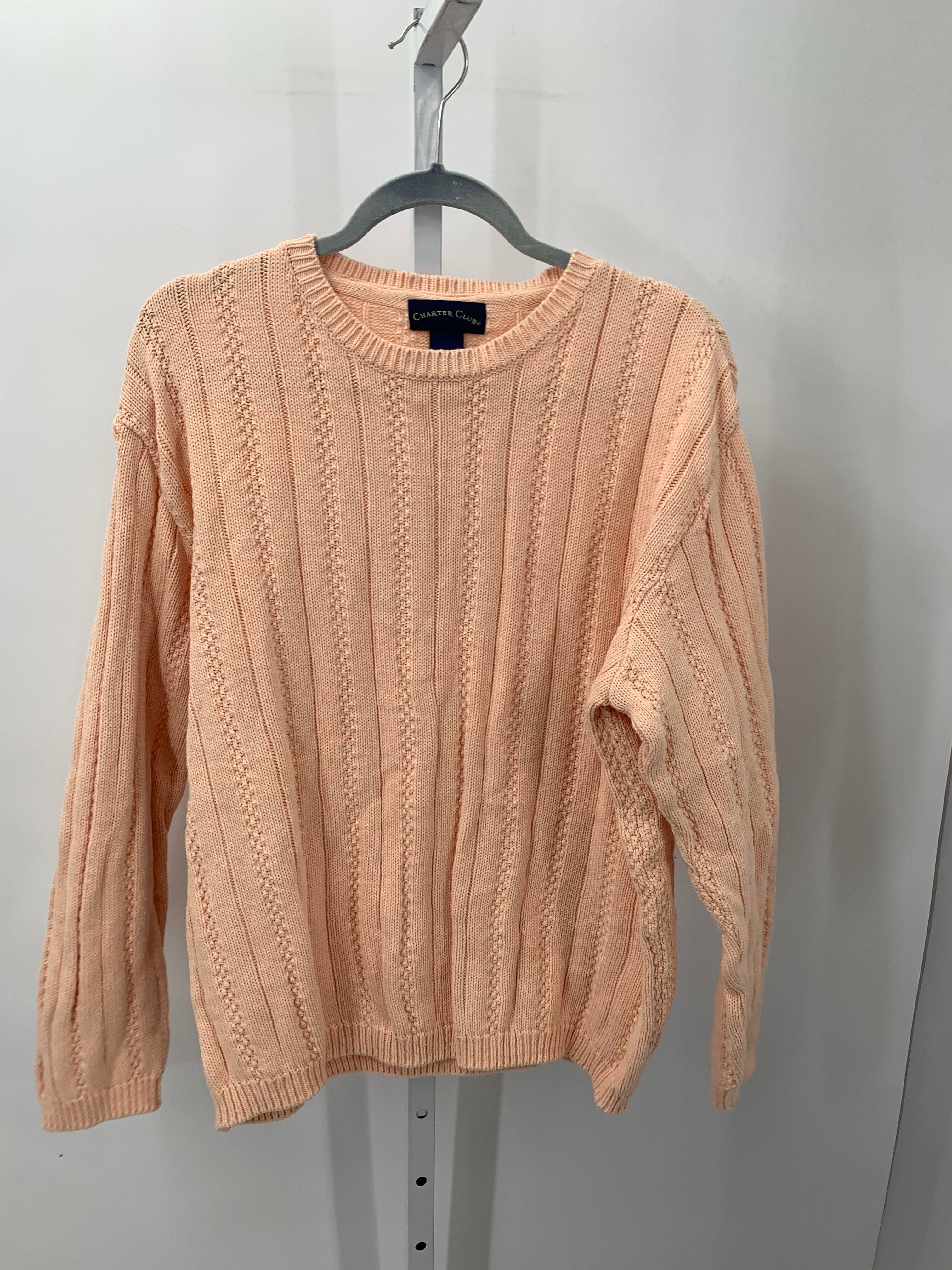 Charter Club Size Large Misses Long Slv Sweater